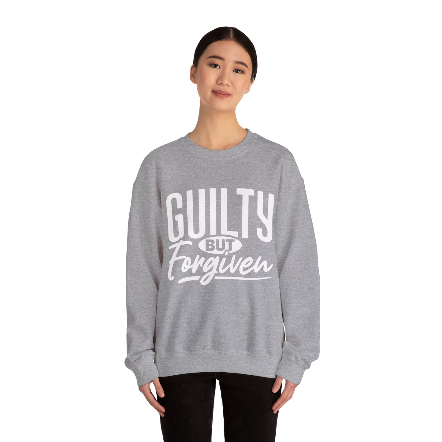 Guilty But Forgiven ,Unisex Heavy Blend™ Crewneck Sweatshirt