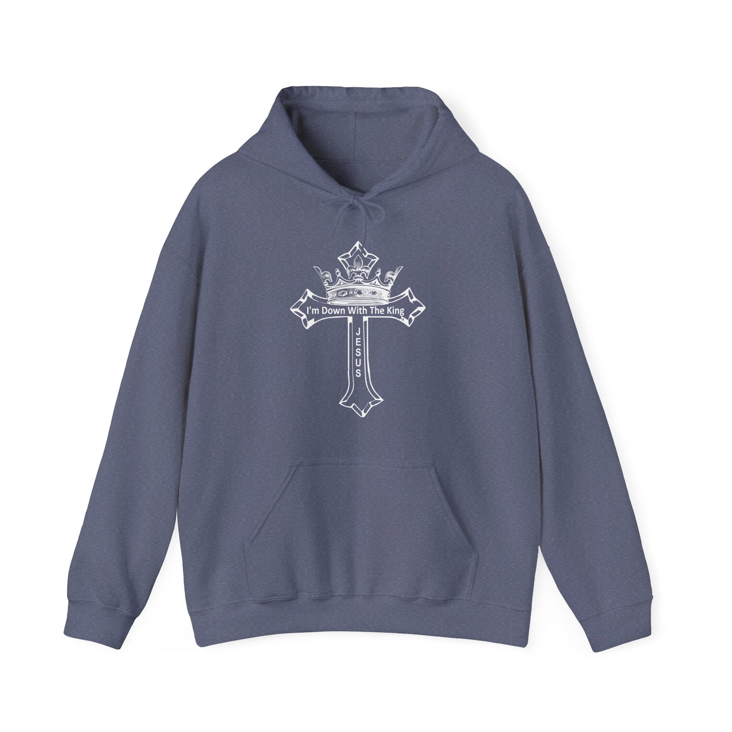 I'm Down With The King, Cozy Hoodie for Ultimate Relaxation - Crafted for Comfort