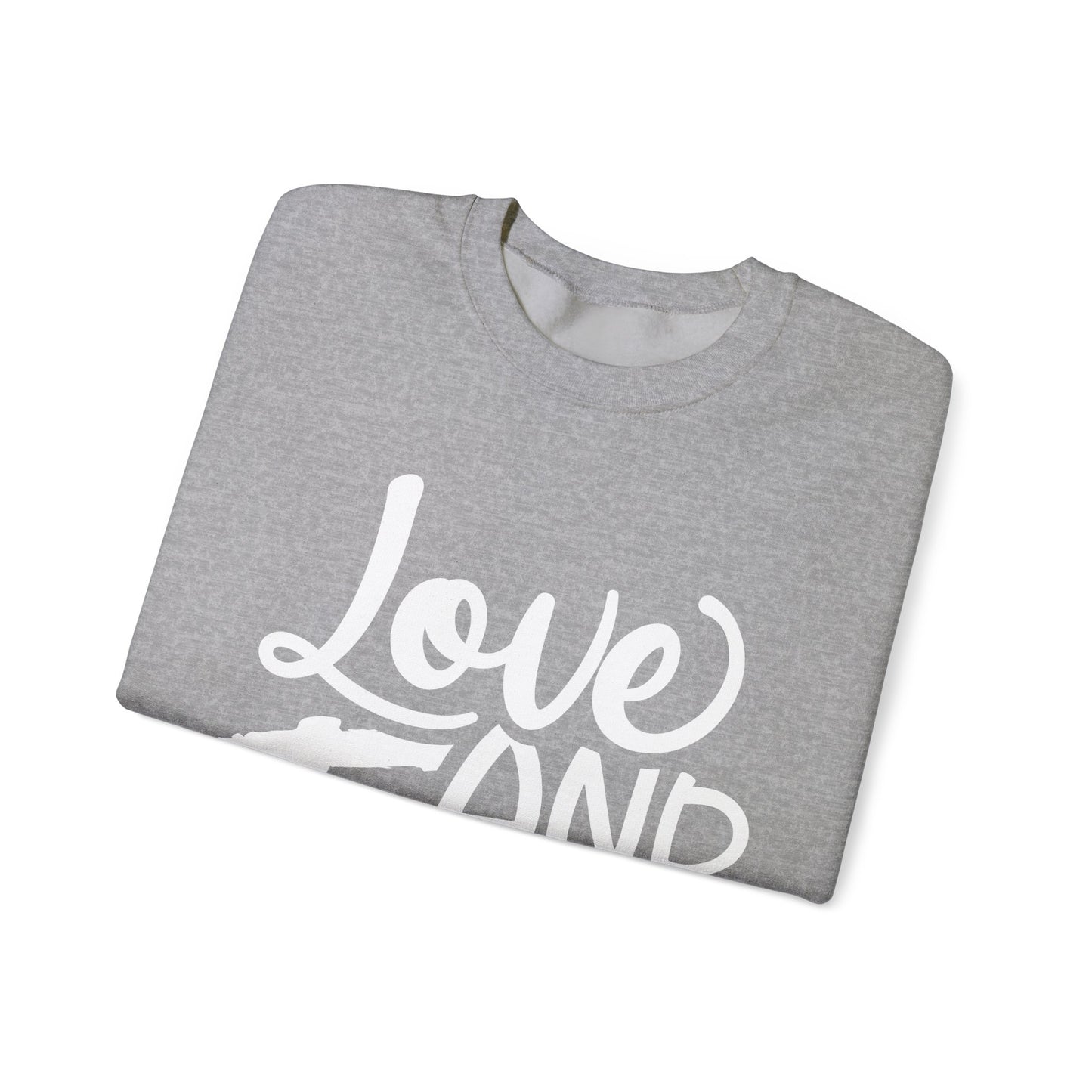Love and Fear Cannot Co-Exist ,Unisex Heavy Blend™ Crewneck Sweatshirt