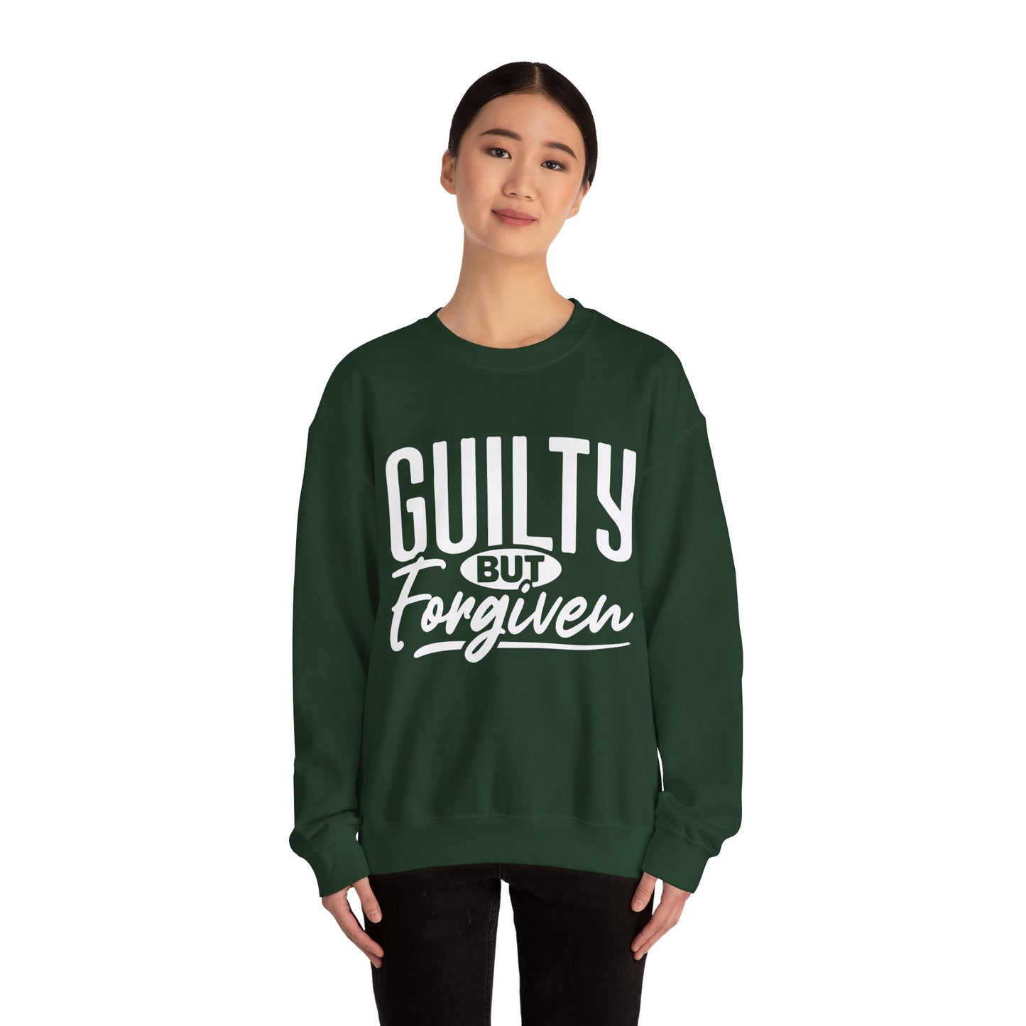 Guilty But Forgiven ,Unisex Heavy Blend™ Crewneck Sweatshirt
