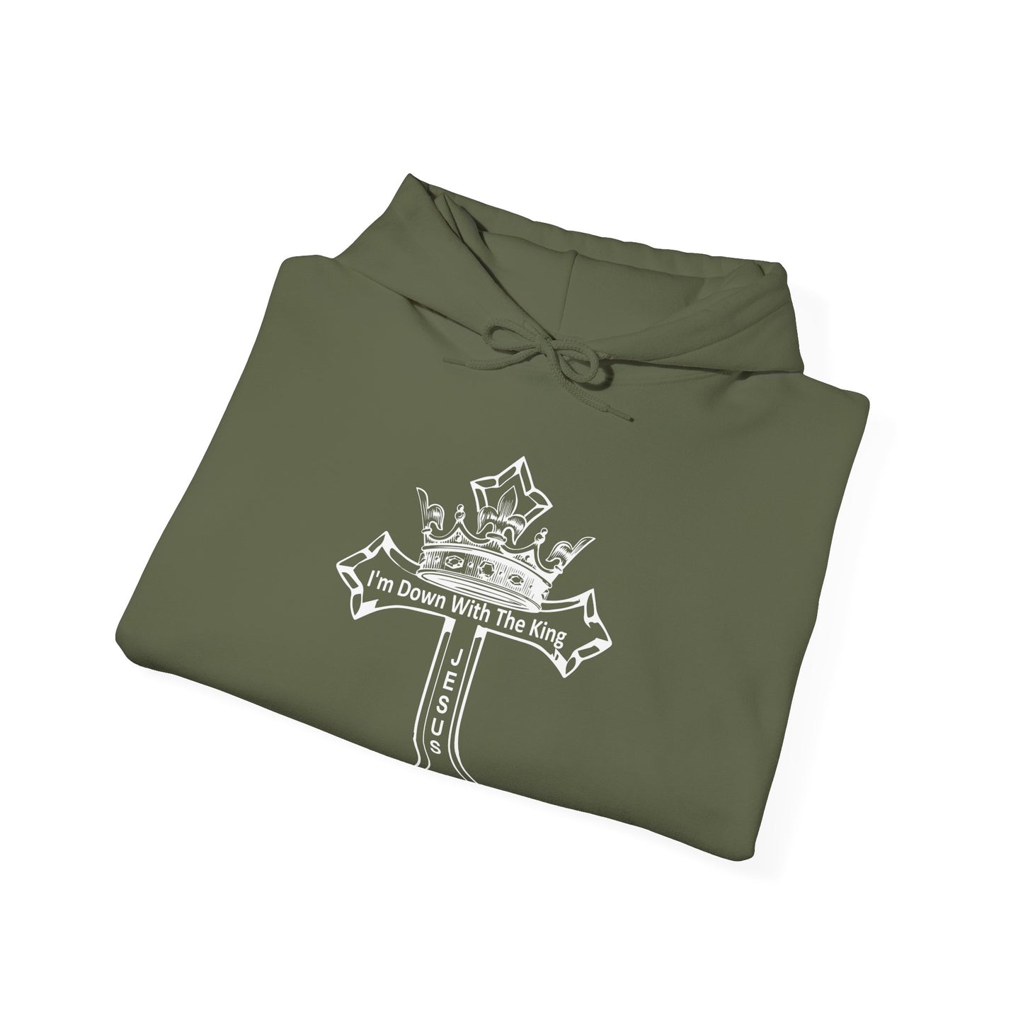 I'm Down With The King, Cozy Hoodie for Ultimate Relaxation - Crafted for Comfort