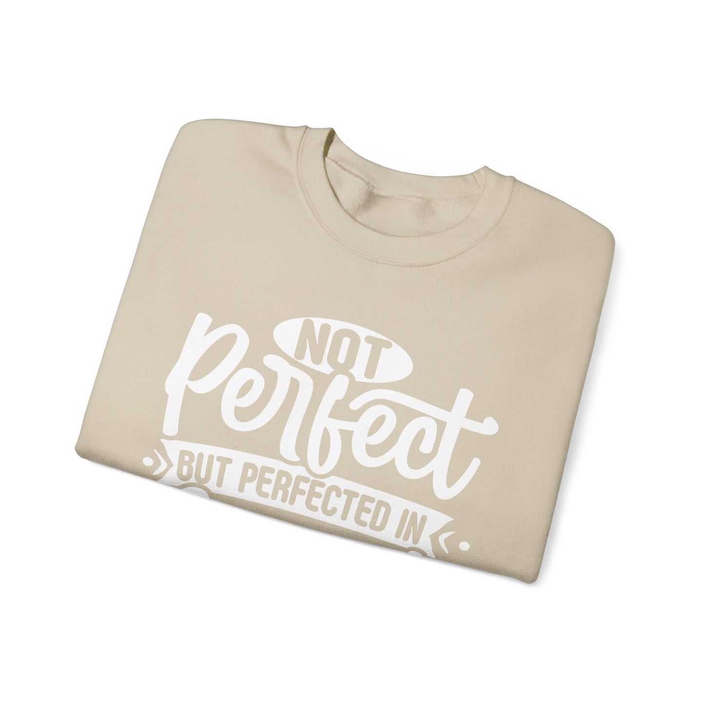 Not Perfect, But Perfected In Christ, Cozy Sweatshirt