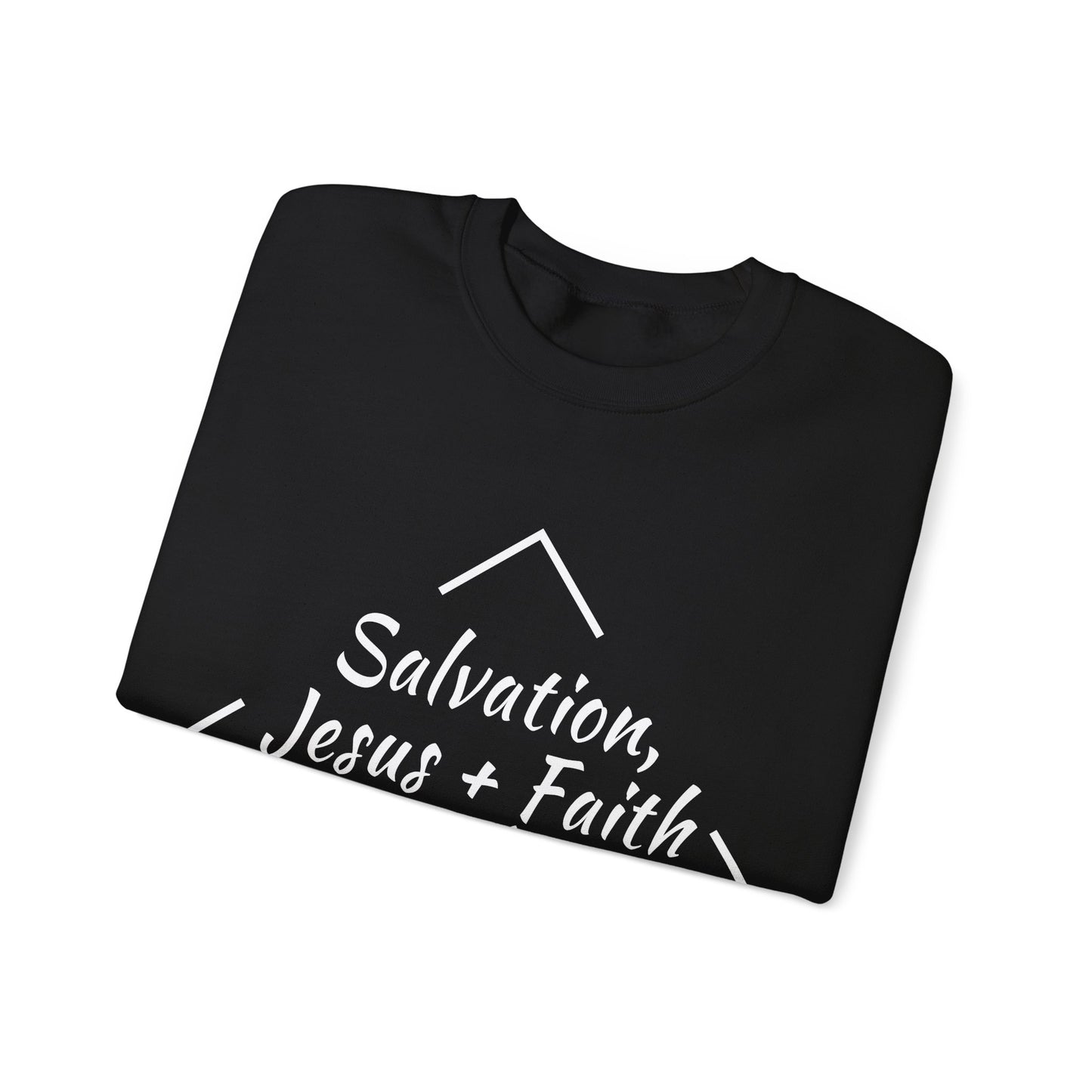 Salvation, Jesus + Faith, Unisex Heavy Blend™ Crewneck Sweatshirt