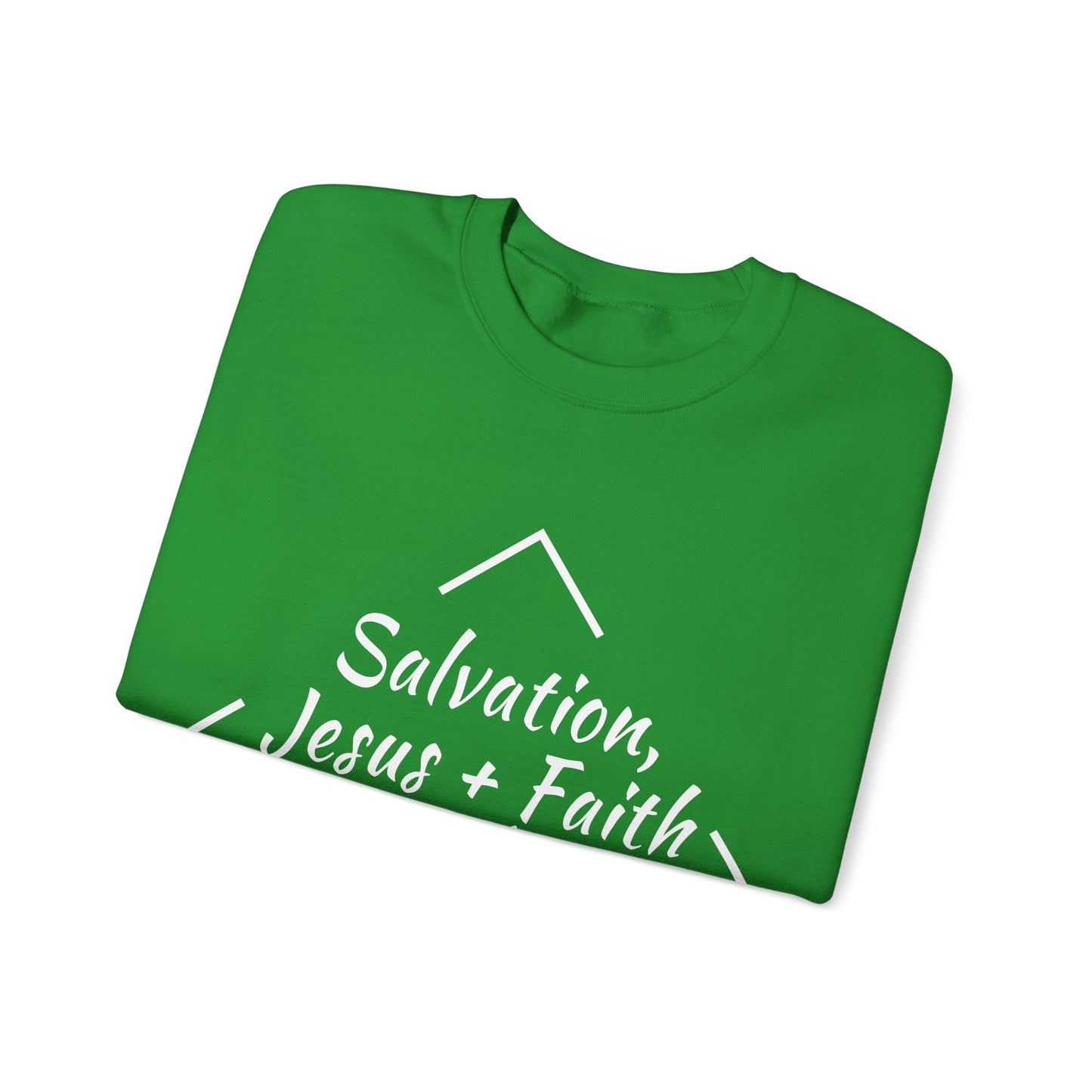 Salvation, Jesus + Faith, Unisex Heavy Blend™ Crewneck Sweatshirt