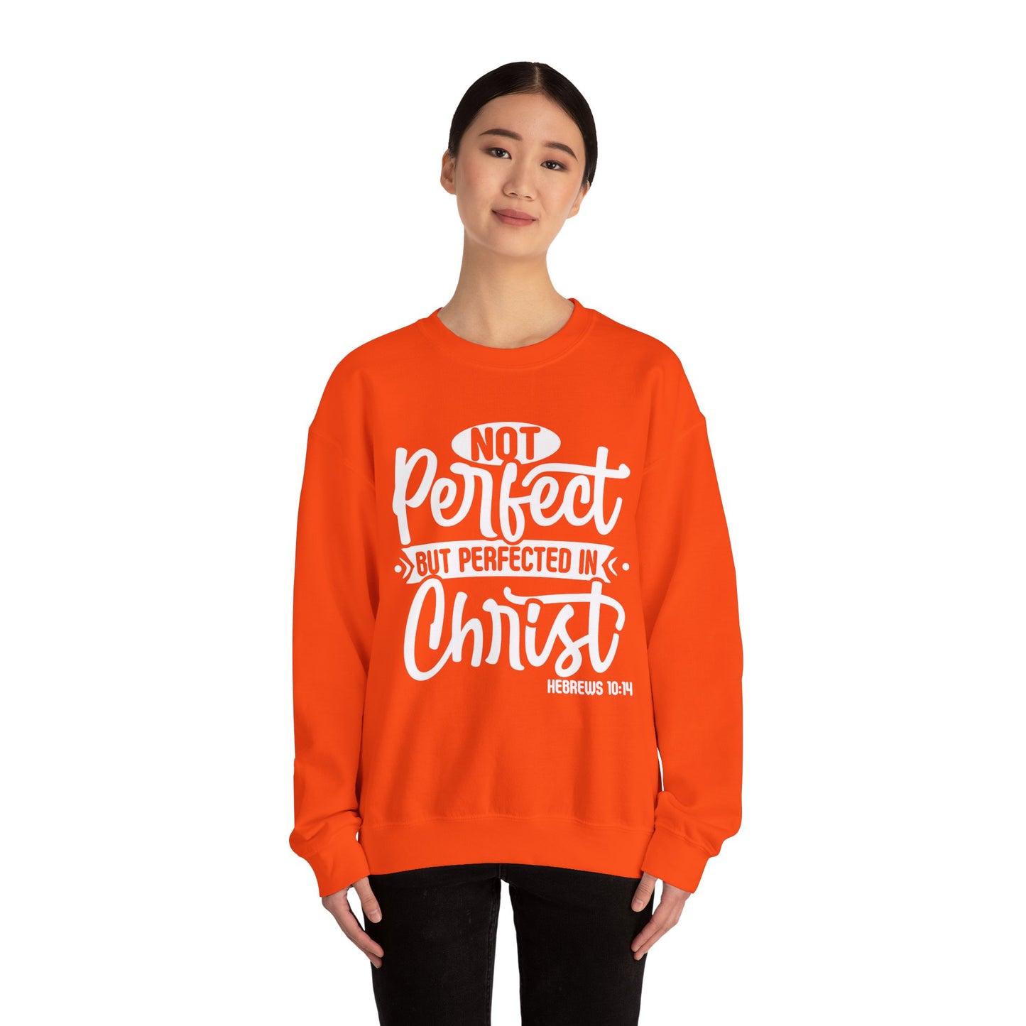 Not Perfect, But Perfected In Christ, Cozy Sweatshirt