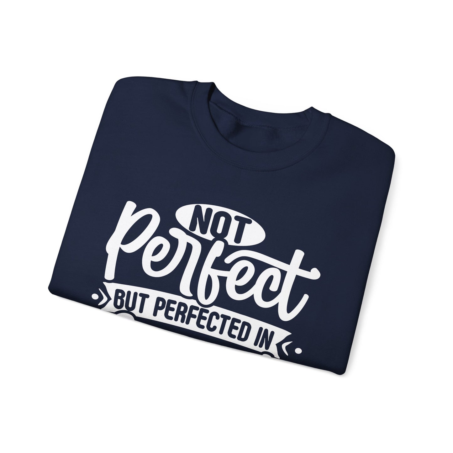 Not Perfect, But Perfected In Christ, Cozy Sweatshirt