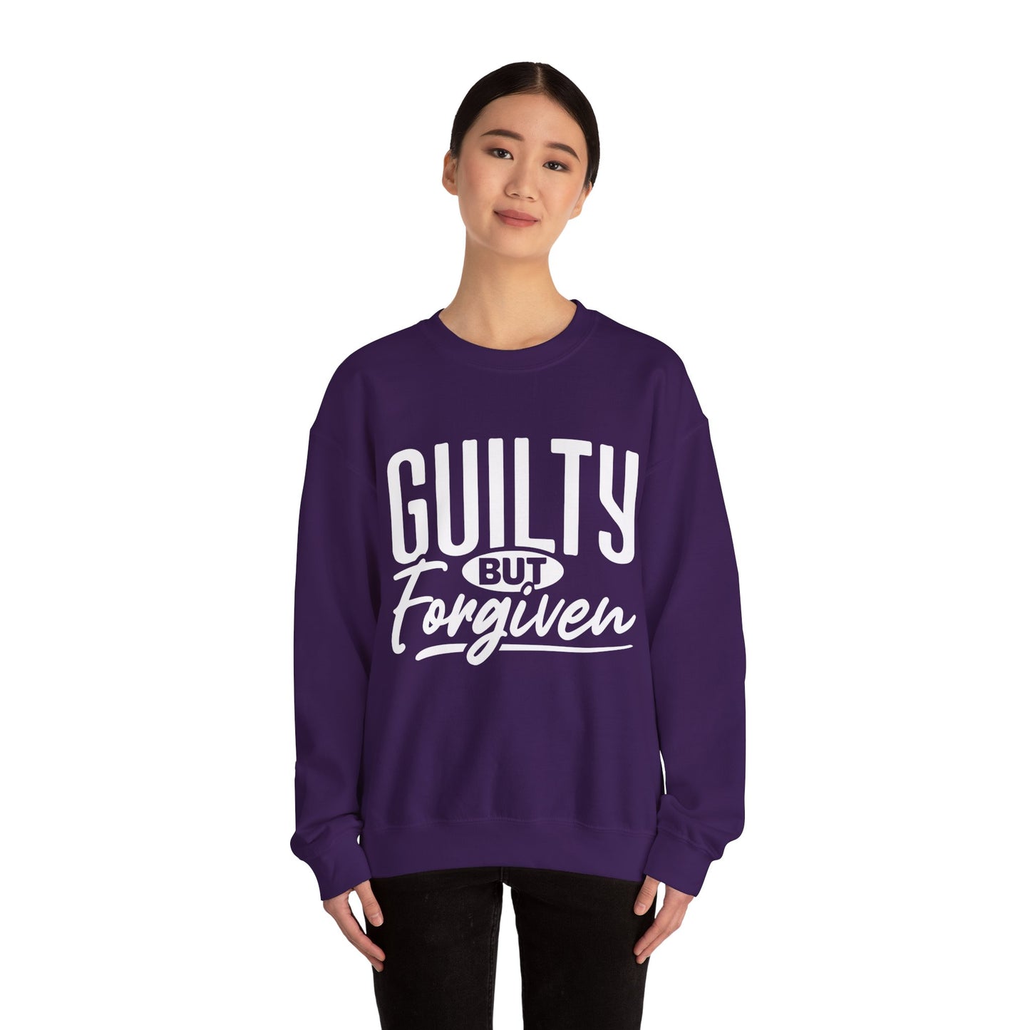 Guilty But Forgiven ,Unisex Heavy Blend™ Crewneck Sweatshirt