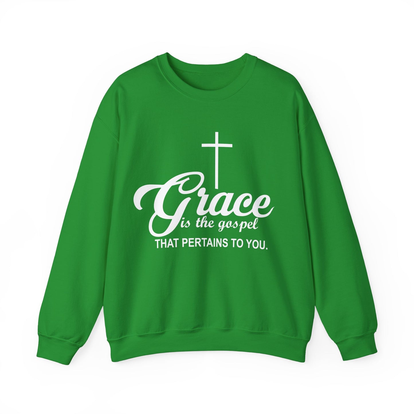 Grace Is The Gospel That Pertains To You, Unisex Heavy Blend™ Crewneck Sweatshirt