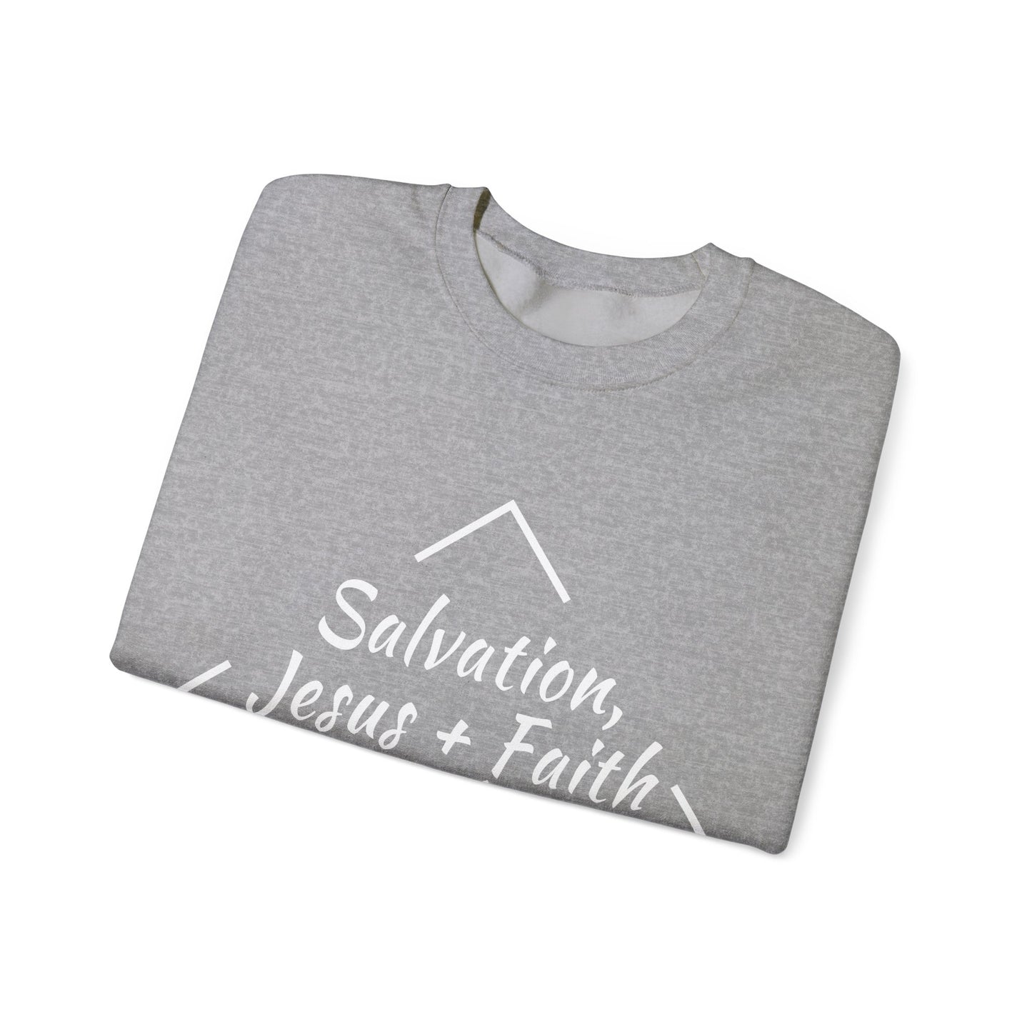 Salvation, Jesus + Faith, Unisex Heavy Blend™ Crewneck Sweatshirt