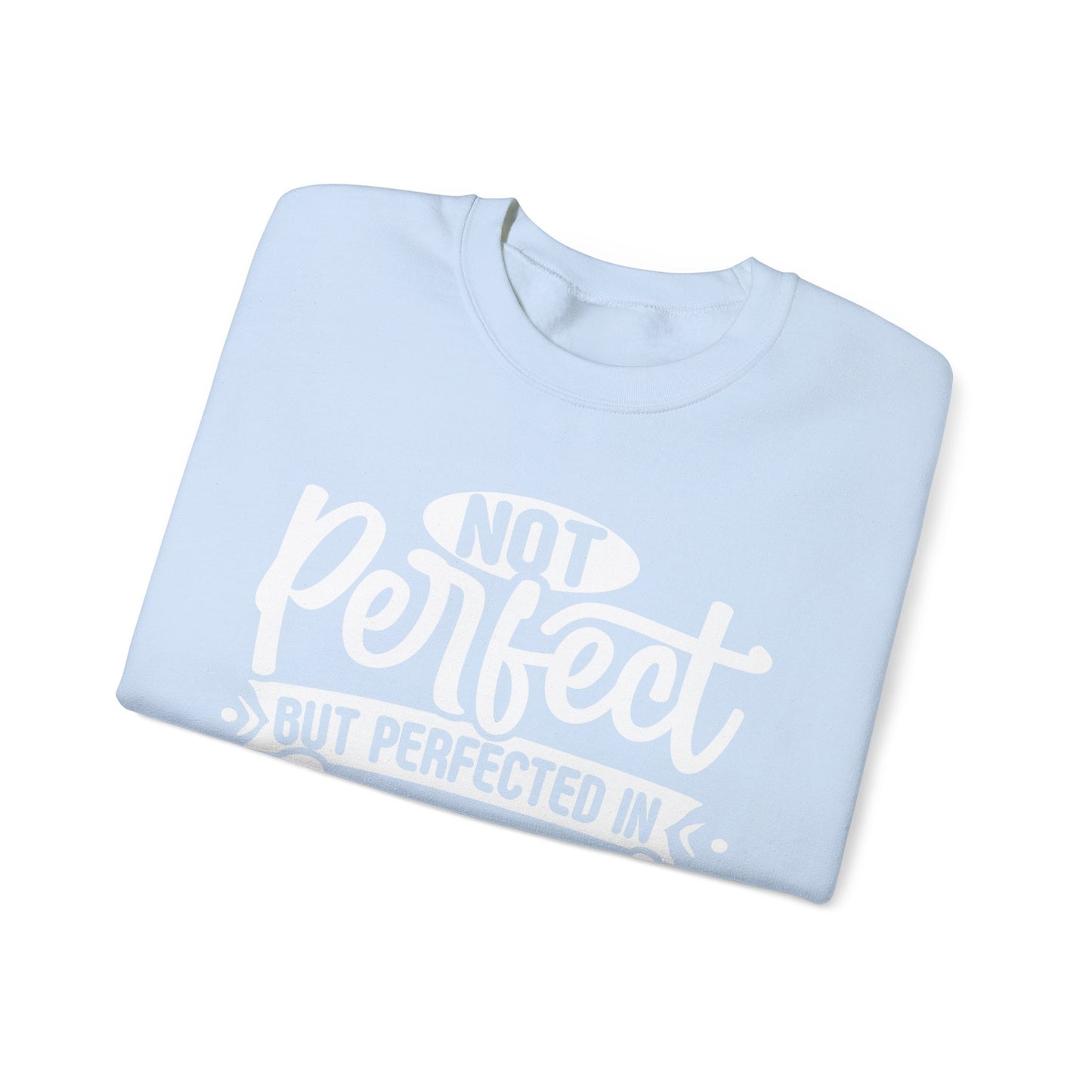 Not Perfect, But Perfected In Christ, Cozy Sweatshirt