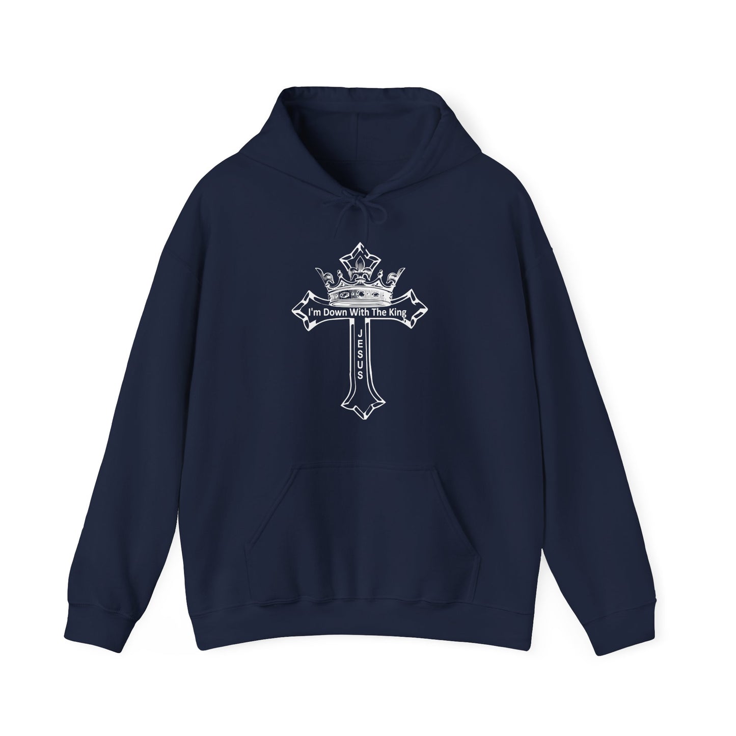 I'm Down With The King, Cozy Hoodie for Ultimate Relaxation - Crafted for Comfort