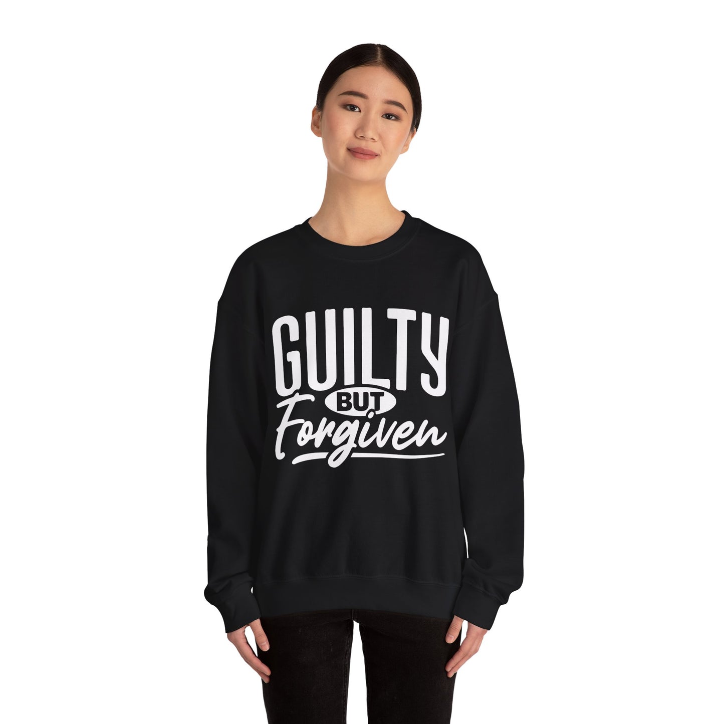 Guilty But Forgiven ,Unisex Heavy Blend™ Crewneck Sweatshirt