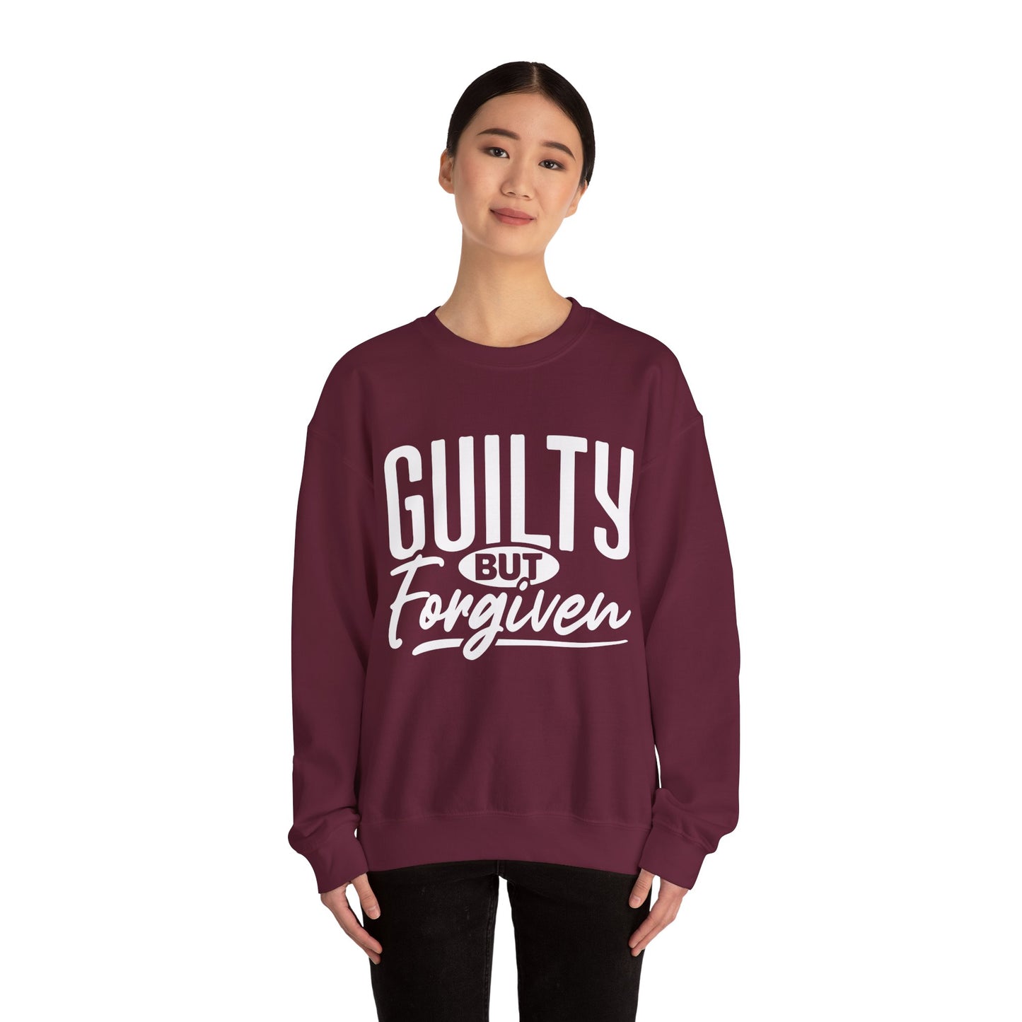 Guilty But Forgiven ,Unisex Heavy Blend™ Crewneck Sweatshirt