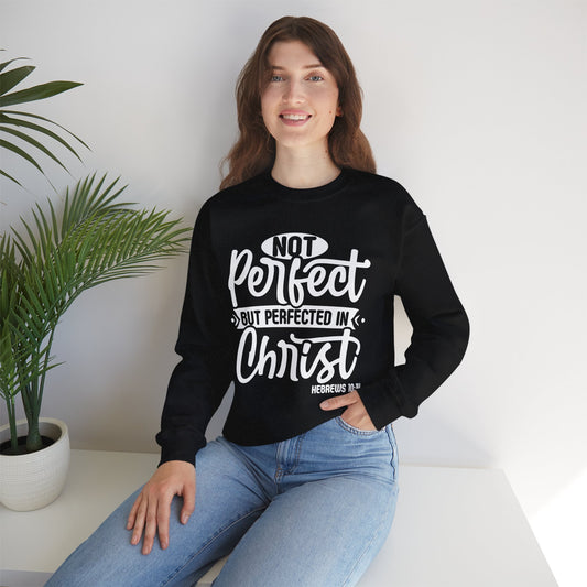 Not Perfect, But Perfected In Christ, Cozy Sweatshirt