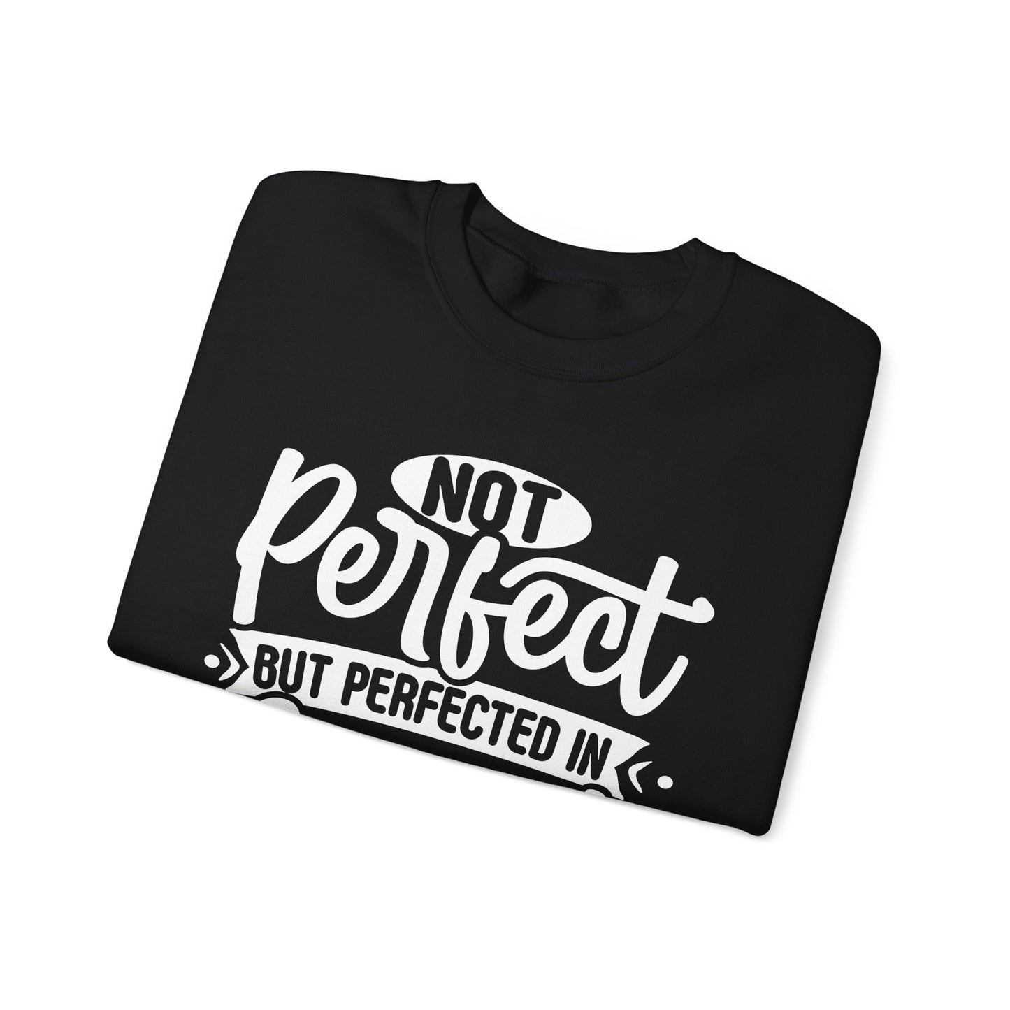 Not Perfect, But Perfected In Christ, Cozy Sweatshirt