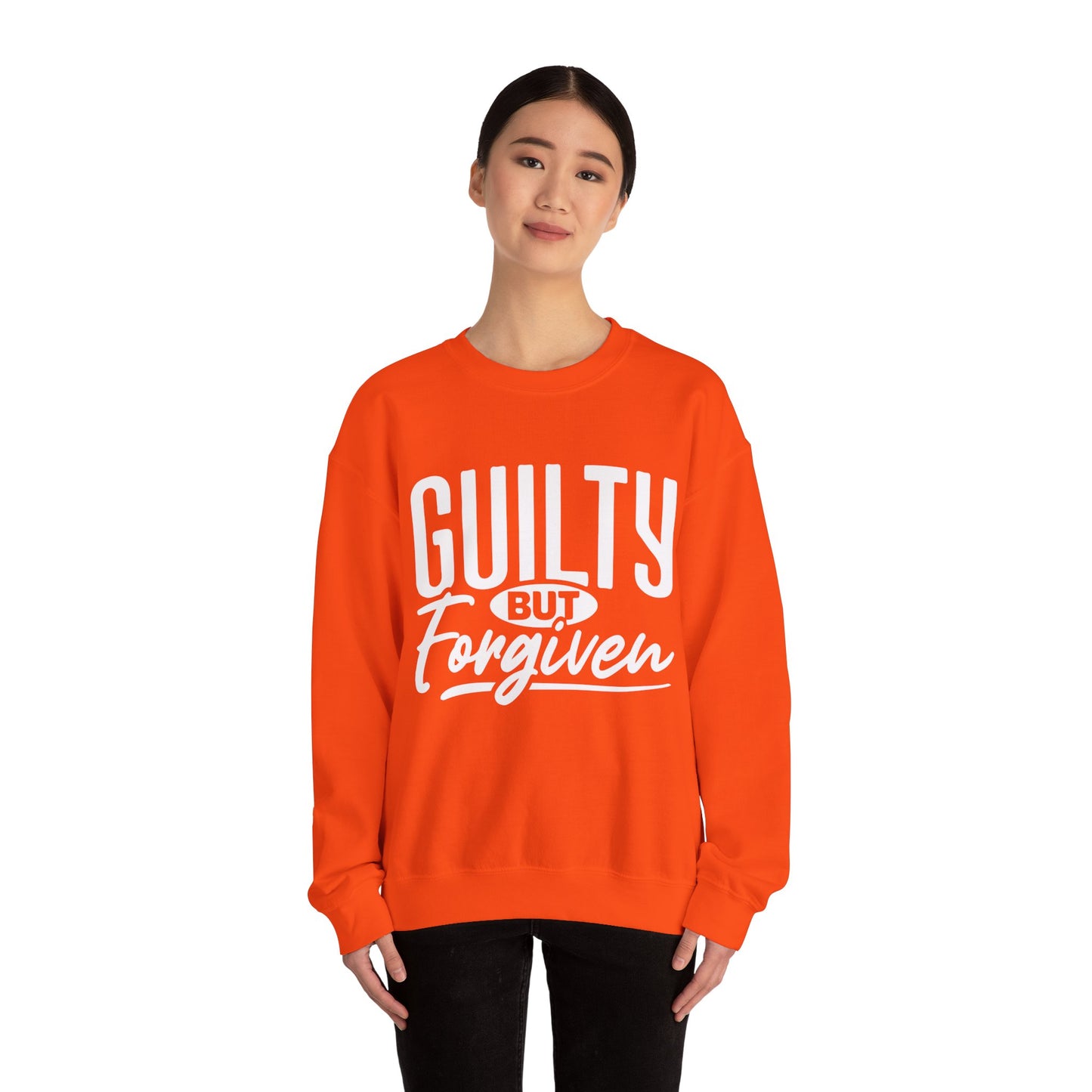 Guilty But Forgiven ,Unisex Heavy Blend™ Crewneck Sweatshirt