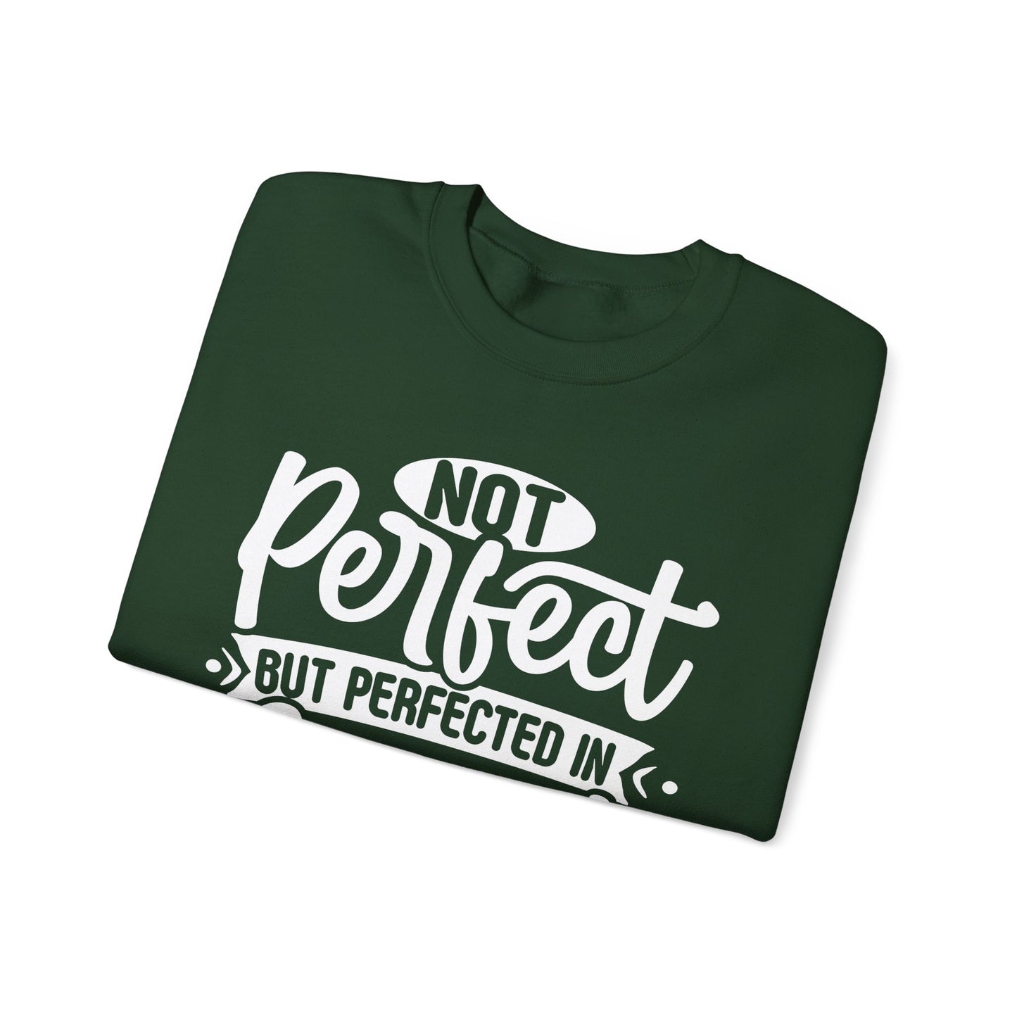 Not Perfect, But Perfected In Christ, Cozy Sweatshirt