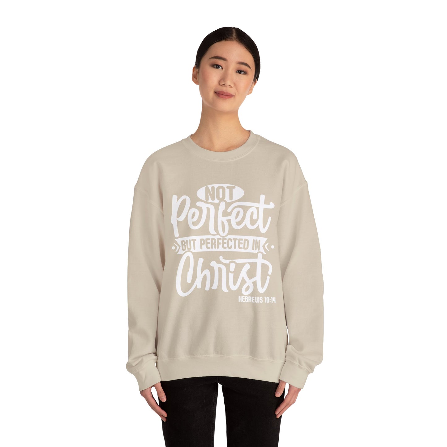 Not Perfect, But Perfected In Christ, Cozy Sweatshirt