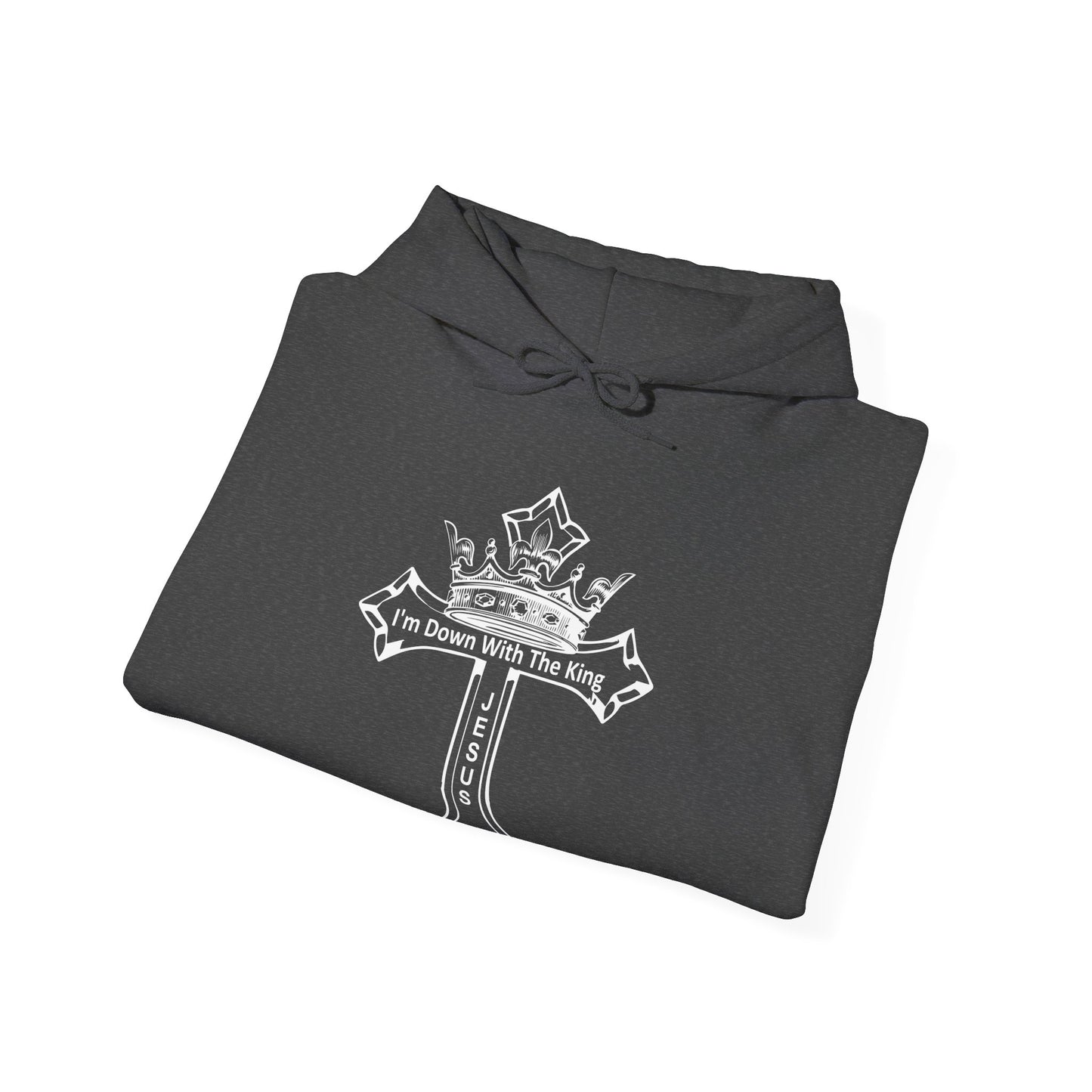 I'm Down With The King, Cozy Hoodie for Ultimate Relaxation - Crafted for Comfort
