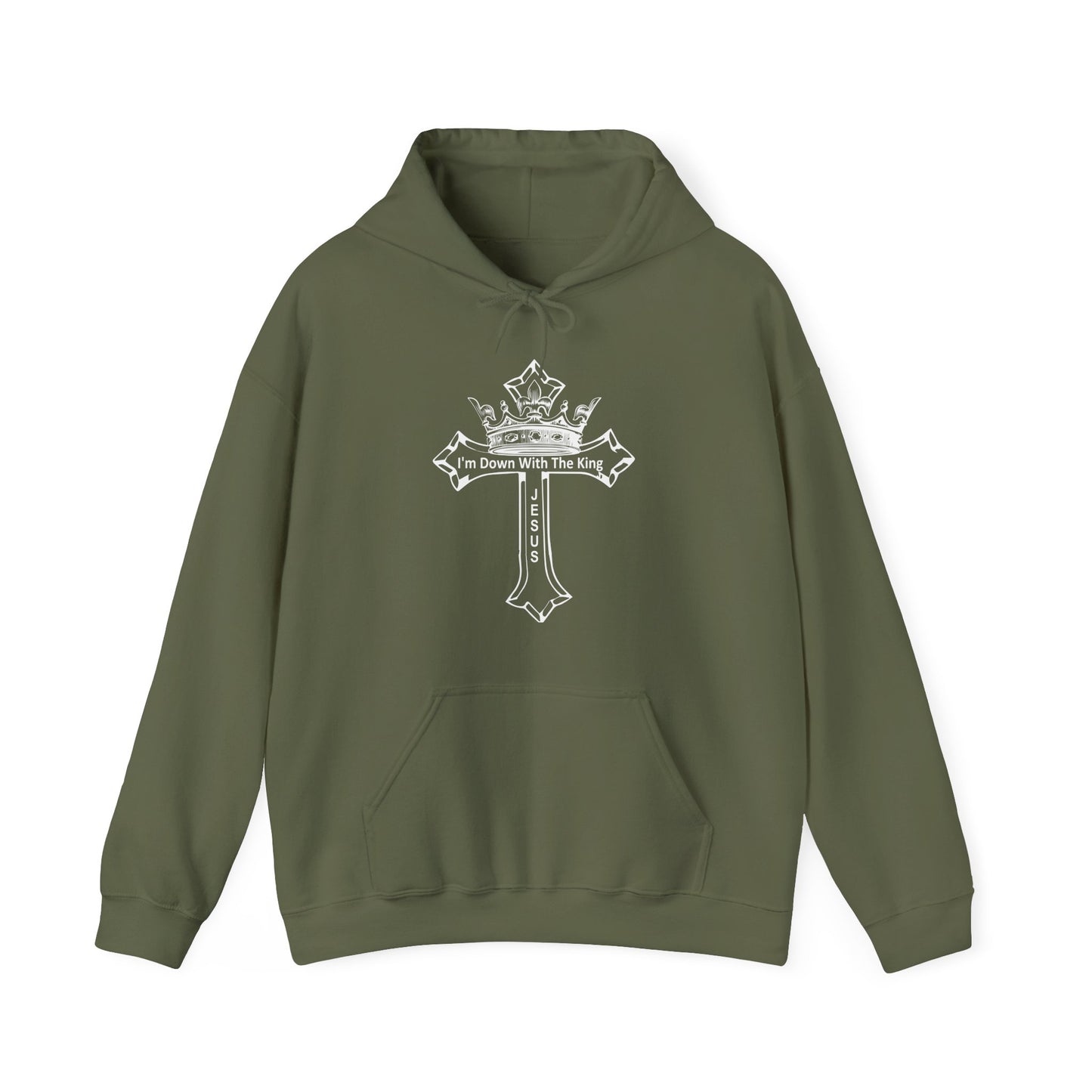 I'm Down With The King, Cozy Hoodie for Ultimate Relaxation - Crafted for Comfort