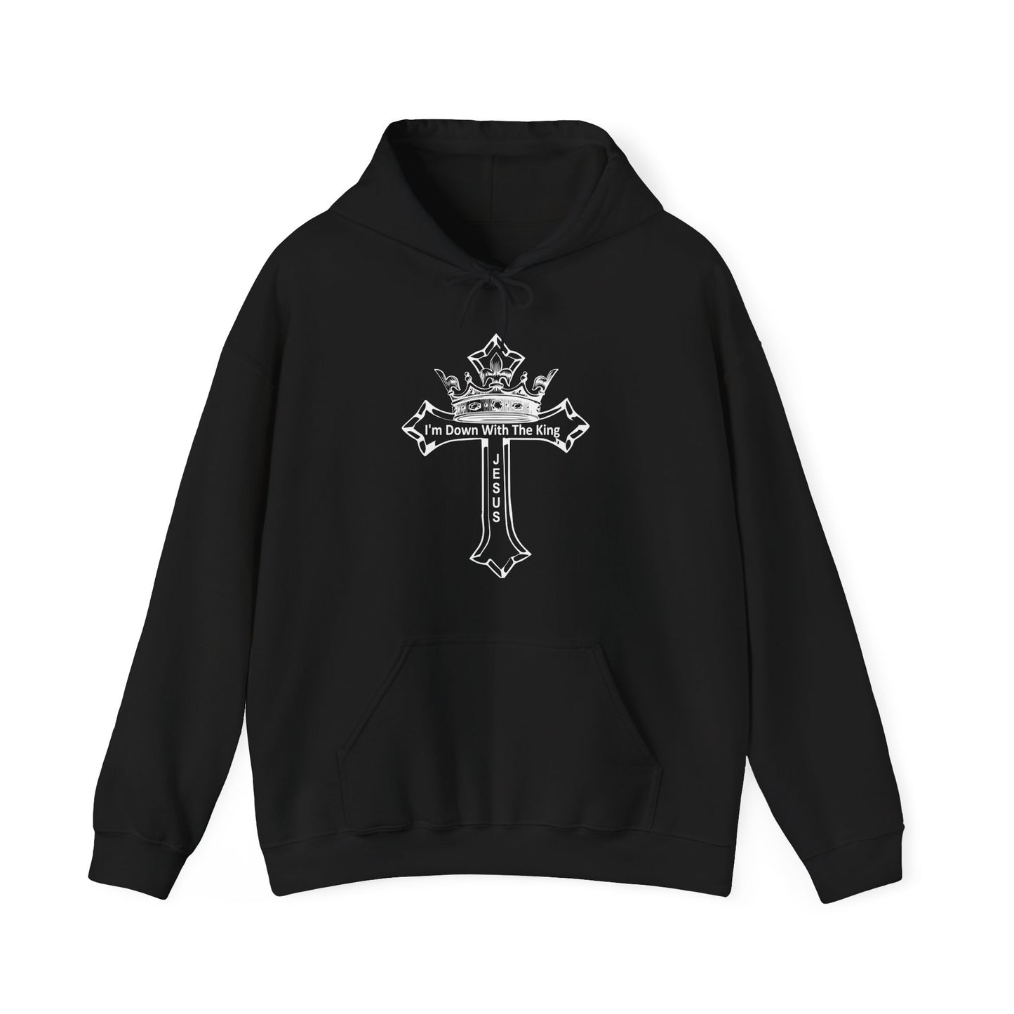 I'm Down With The King, Cozy Hoodie for Ultimate Relaxation - Crafted for Comfort
