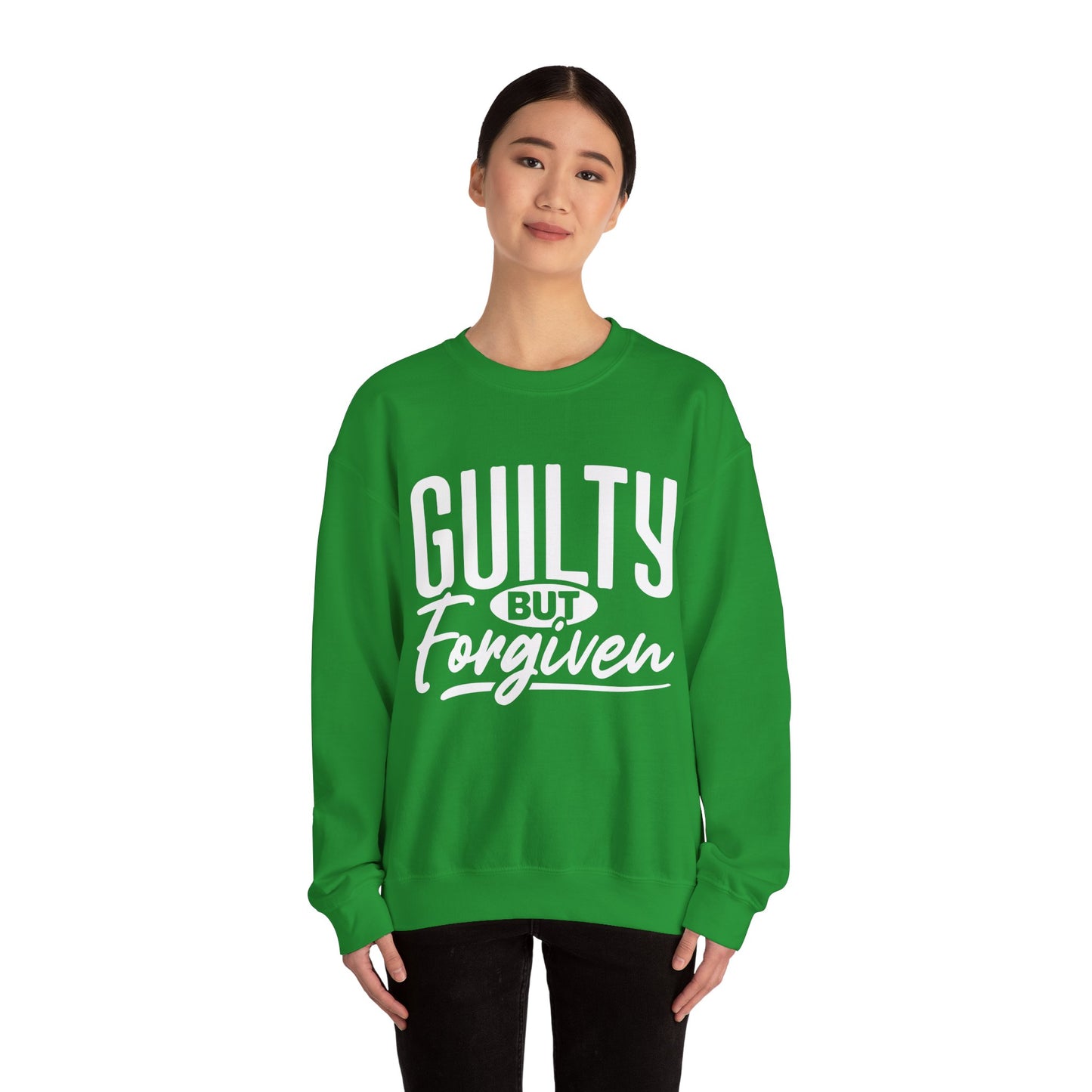 Guilty But Forgiven ,Unisex Heavy Blend™ Crewneck Sweatshirt