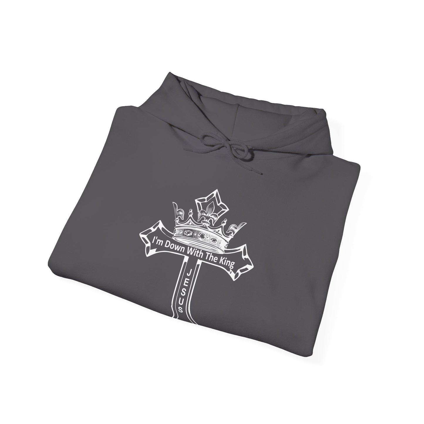 I'm Down With The King, Cozy Hoodie for Ultimate Relaxation - Crafted for Comfort