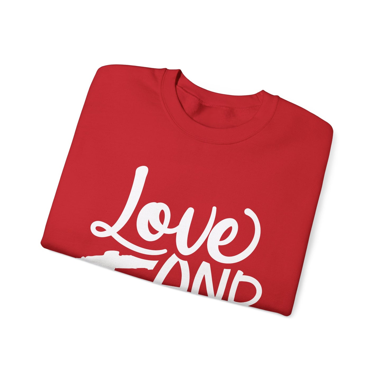 Love and Fear Cannot Co-Exist ,Unisex Heavy Blend™ Crewneck Sweatshirt
