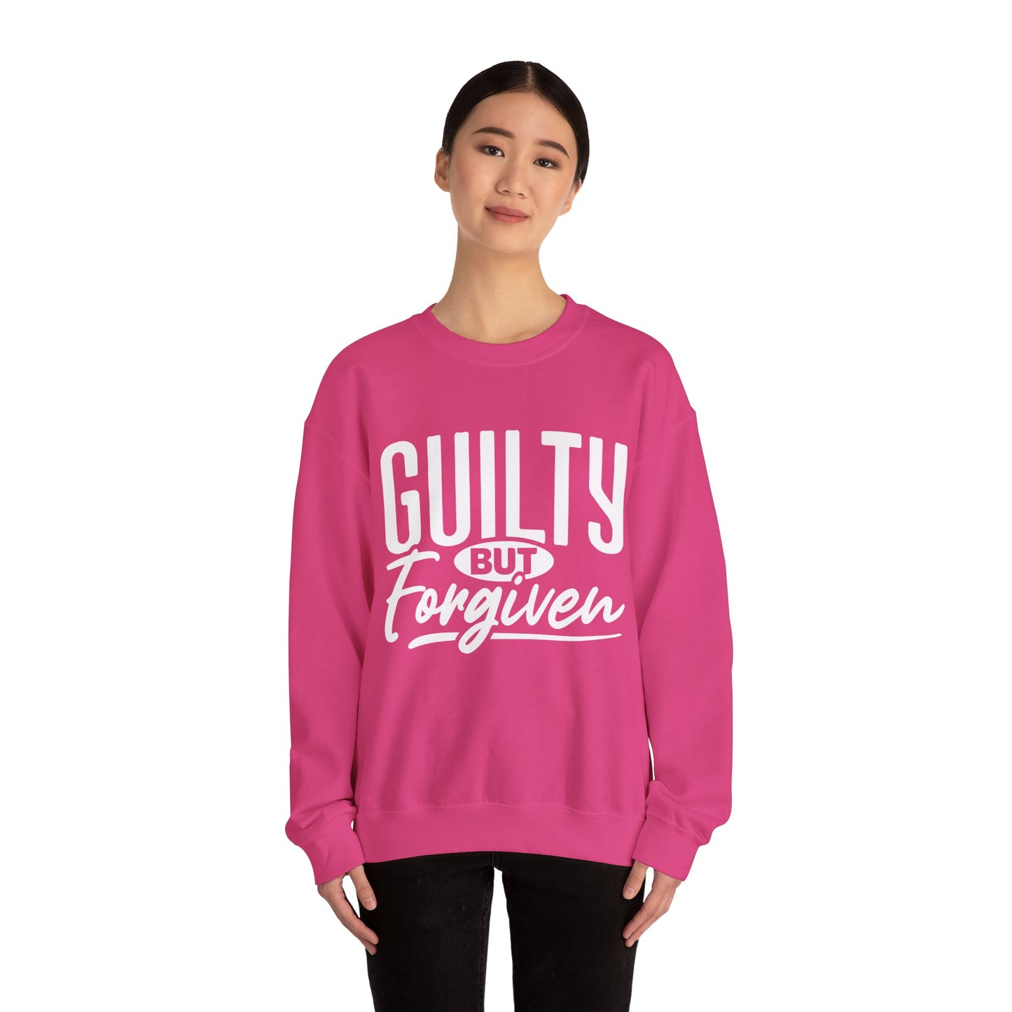 Guilty But Forgiven ,Unisex Heavy Blend™ Crewneck Sweatshirt