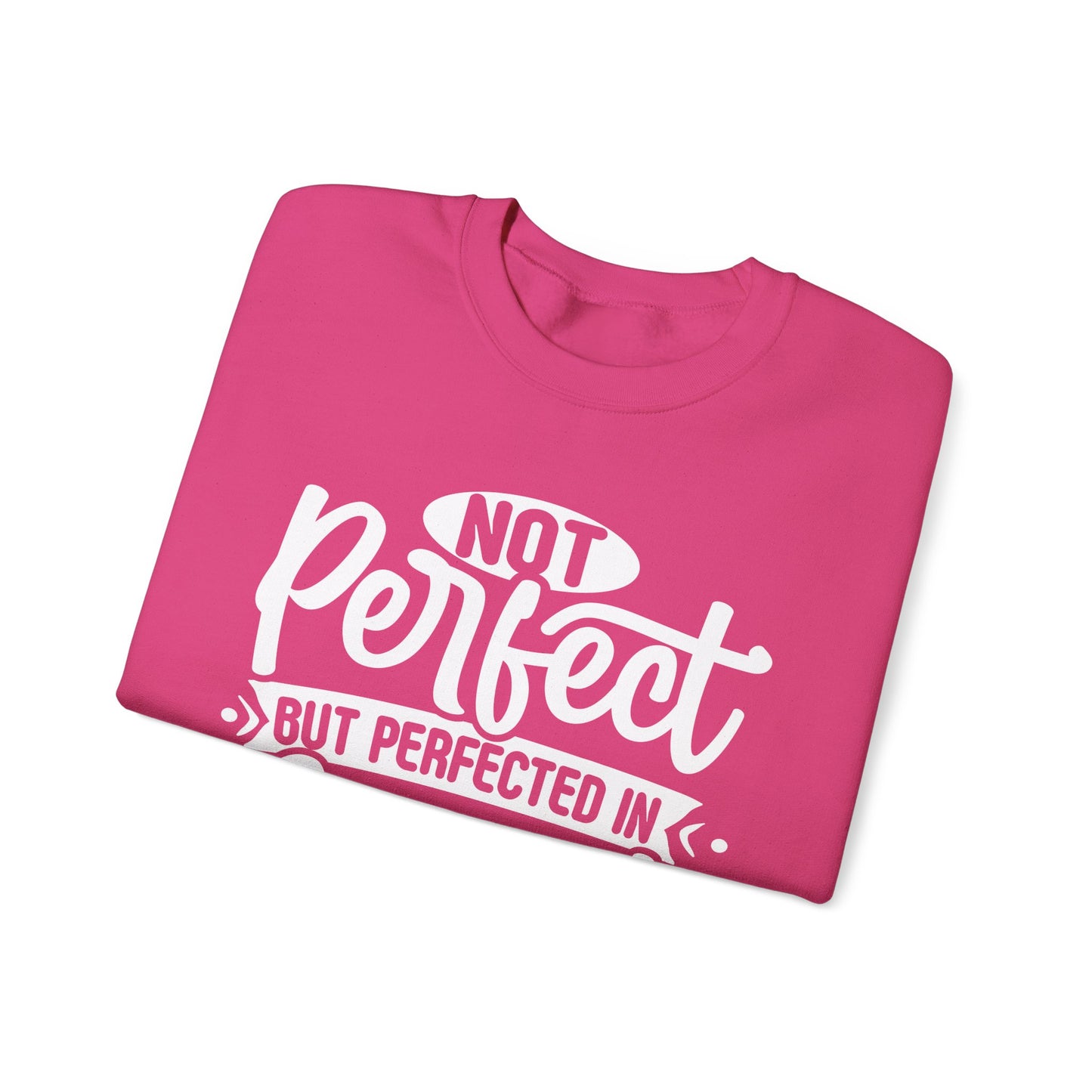 Not Perfect, But Perfected In Christ, Cozy Sweatshirt