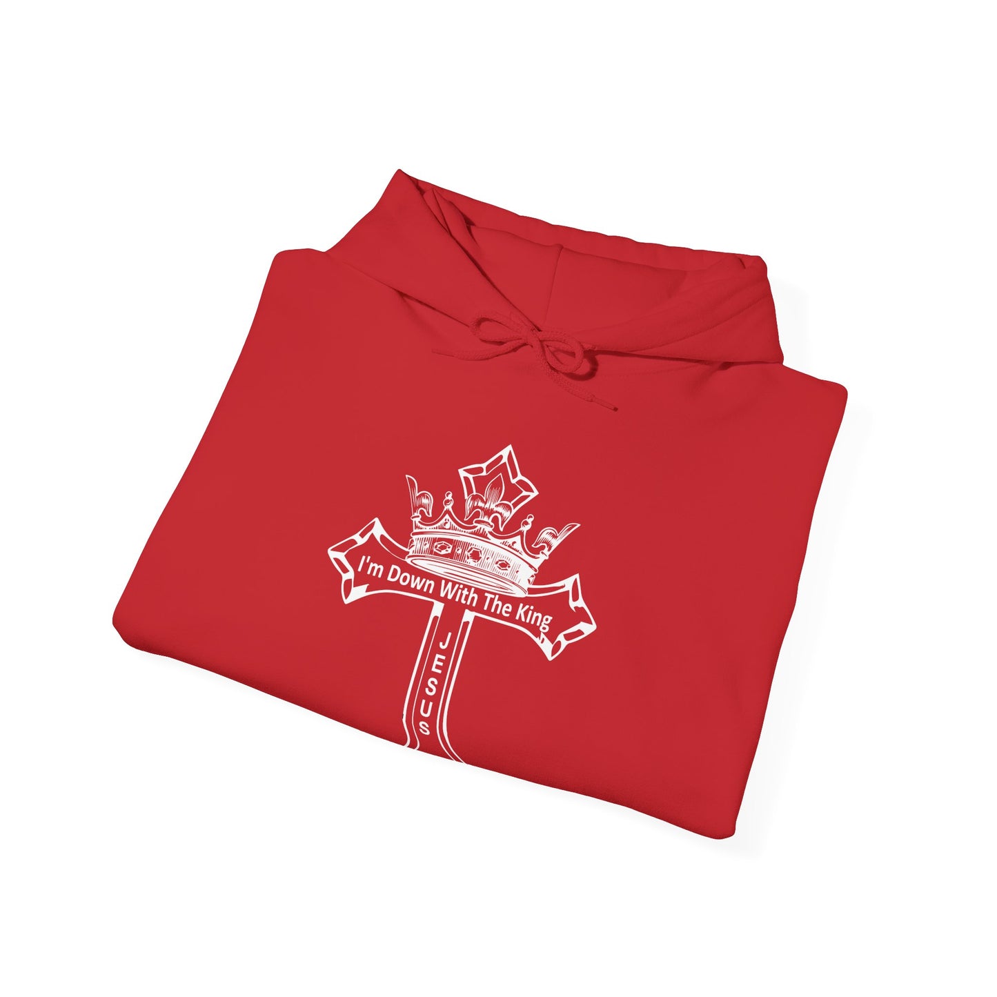 I'm Down With The King, Cozy Hoodie for Ultimate Relaxation - Crafted for Comfort