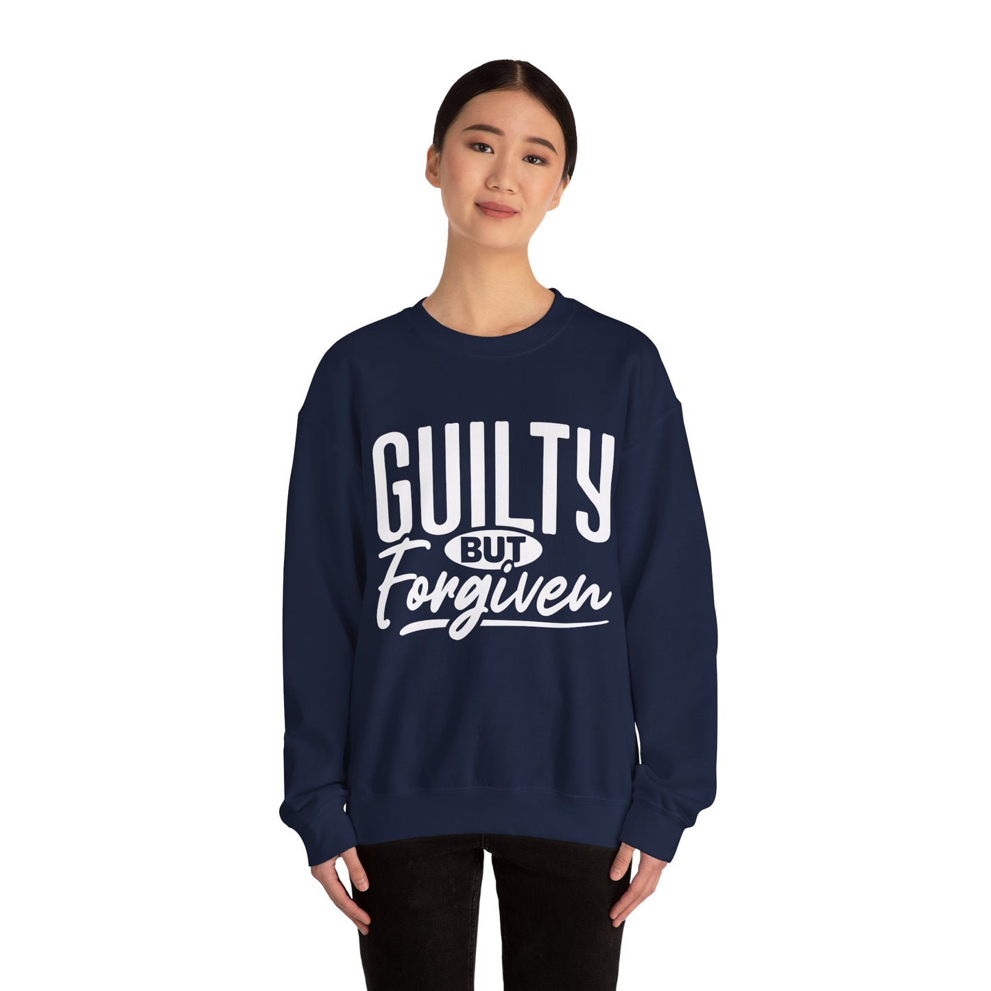 Guilty But Forgiven ,Unisex Heavy Blend™ Crewneck Sweatshirt