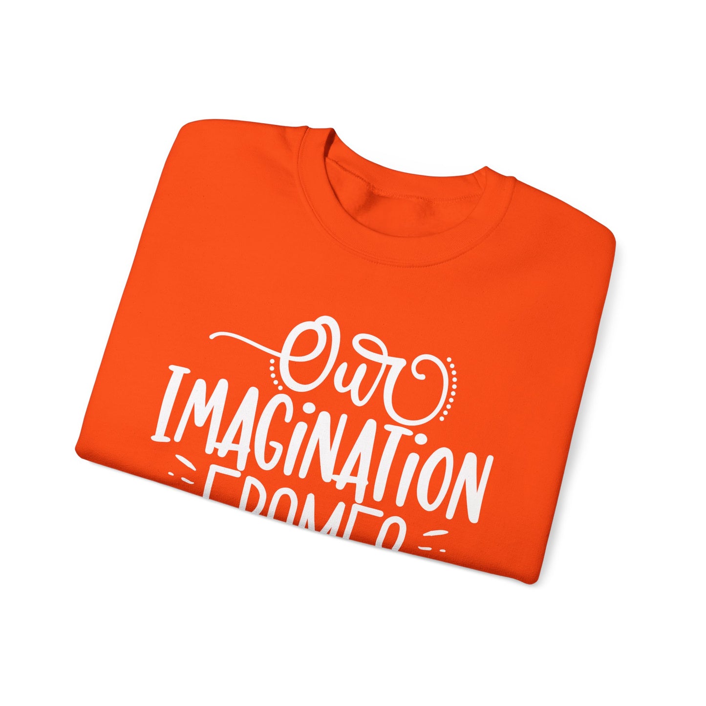 Our Imagination Frames Your Future Cozy Sweatshirt