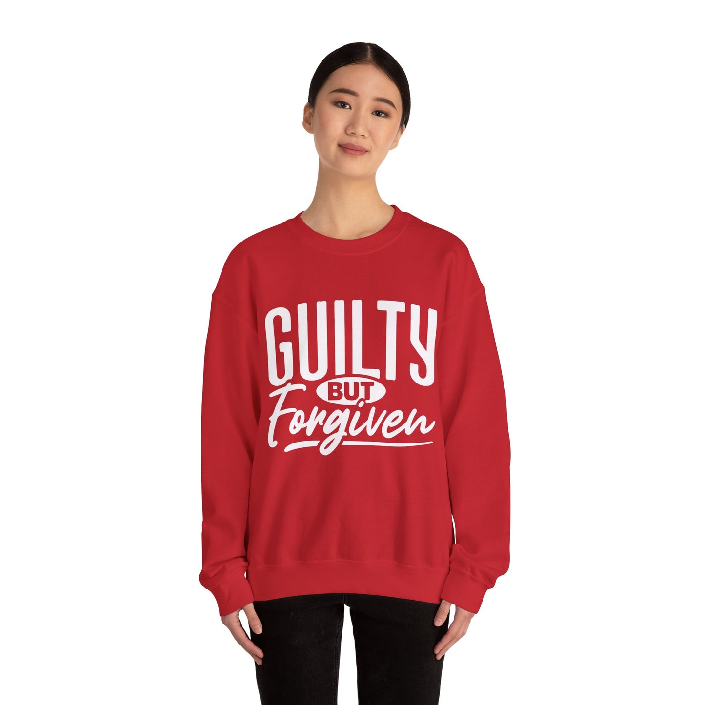 Guilty But Forgiven ,Unisex Heavy Blend™ Crewneck Sweatshirt