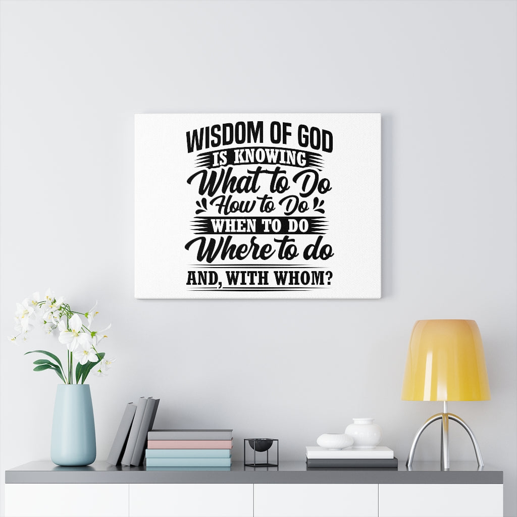 Wisdom Of God , Canvas Gallery Wraps