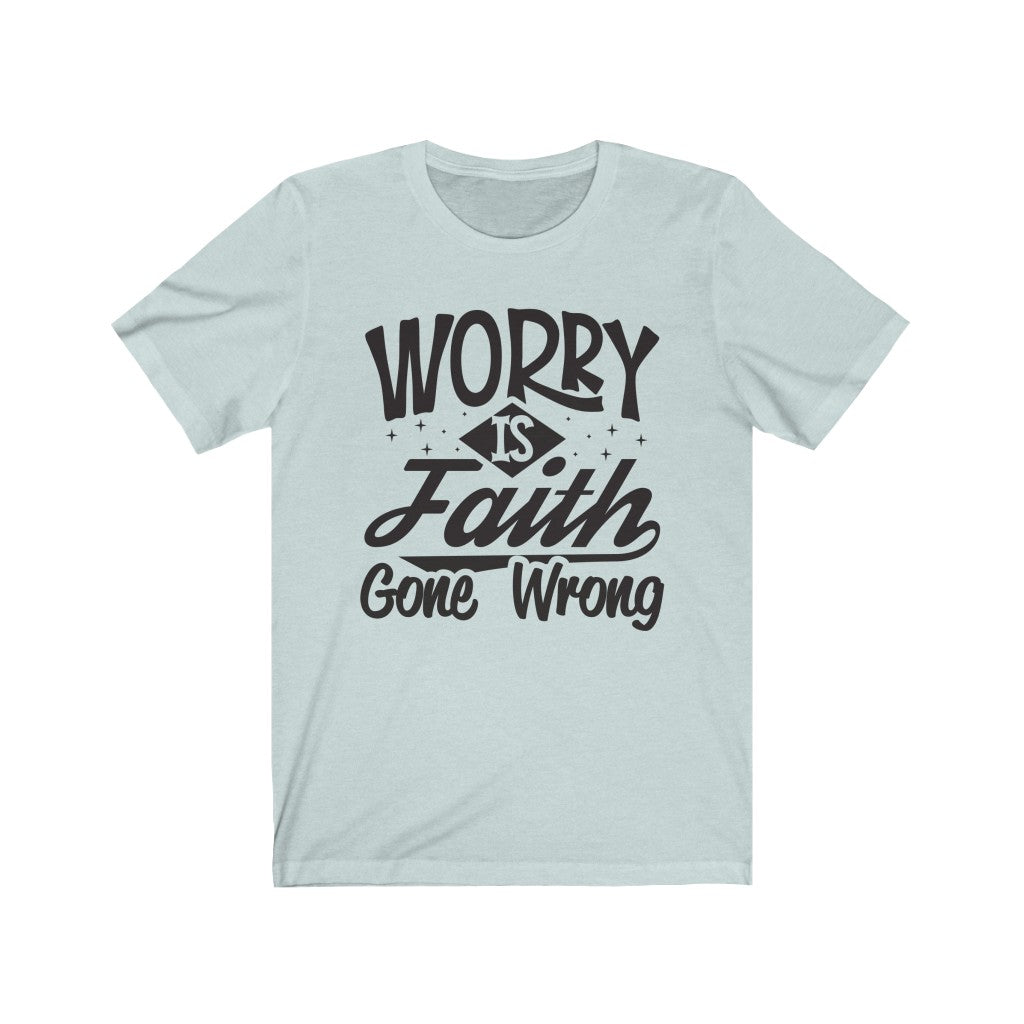 Worry, Black Letter, Bella Canvas Luxury Unisex Jersey