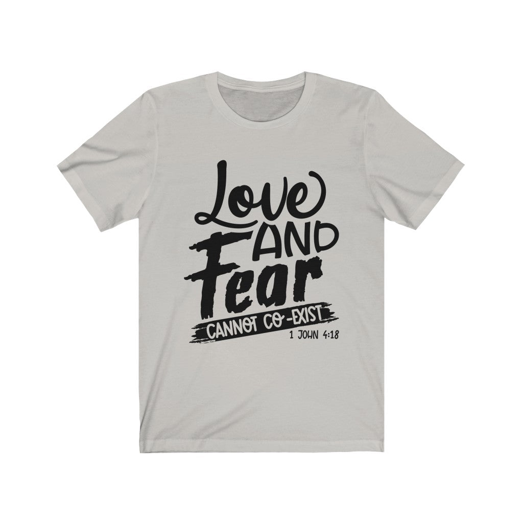 Love & Fear, Black Letter, Bella Canvas Luxury Unisex Jersey