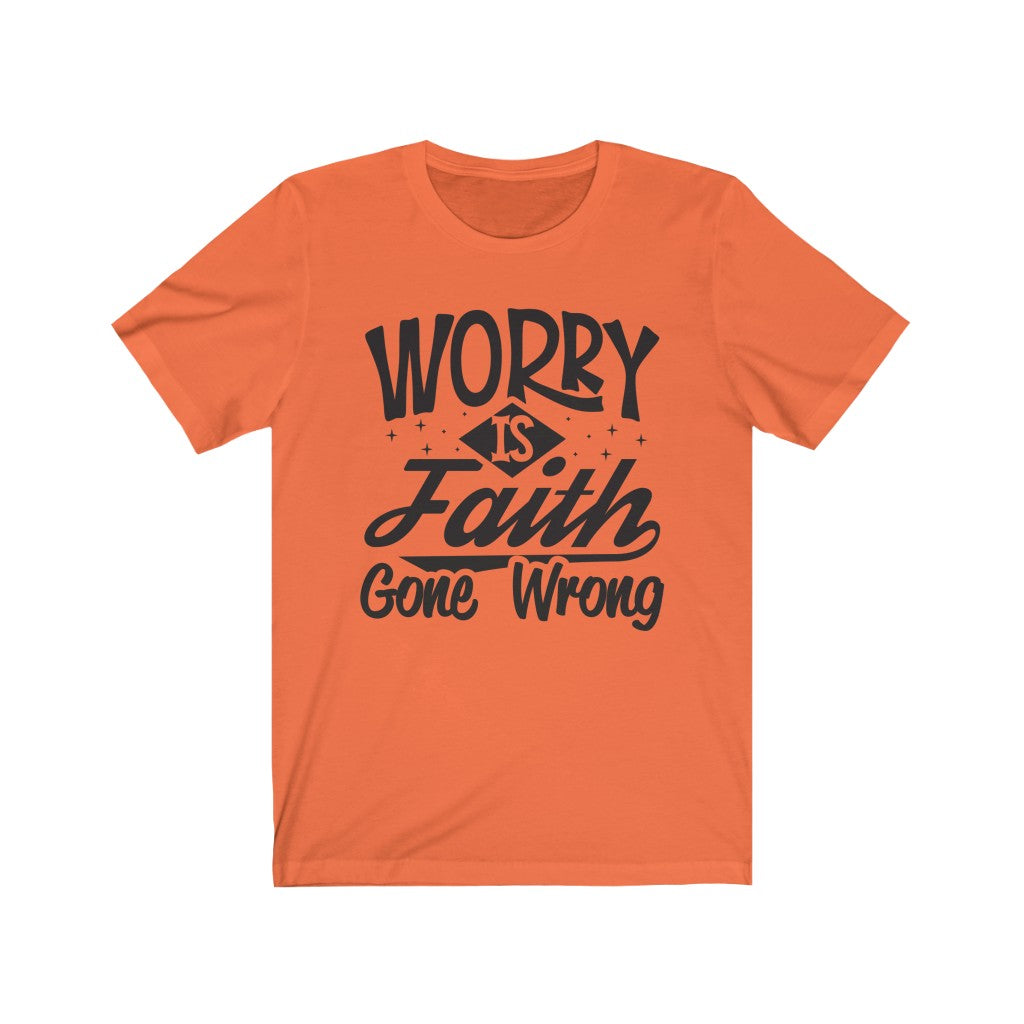 Worry, Black Letter, Bella Canvas Luxury Unisex Jersey