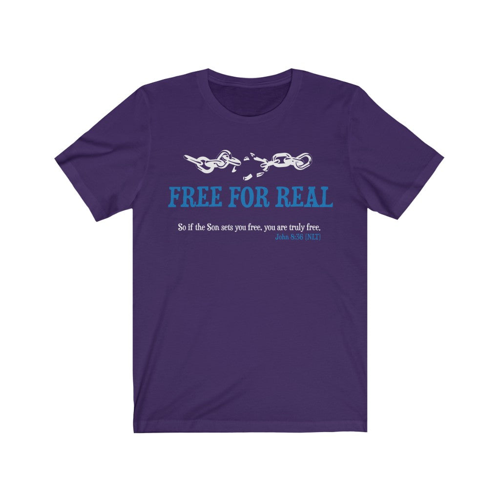 Free For Real , Bella Canvas Luxury Unisex Jersey