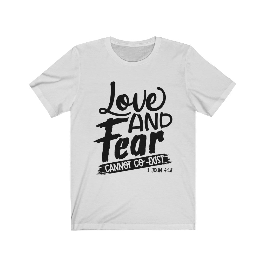 Love & Fear, Black Letter, Bella Canvas Luxury Unisex Jersey