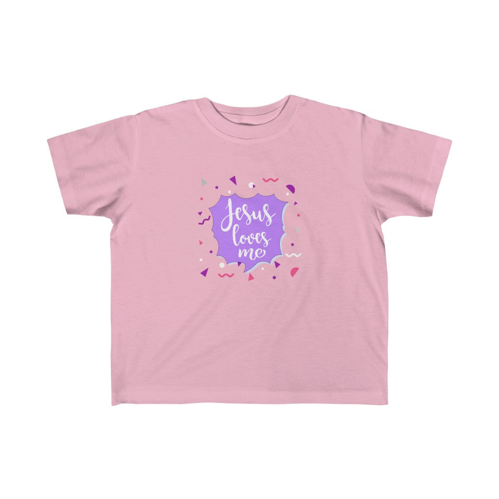 Jesus Loves Me Kid's Fine Jersey Tee