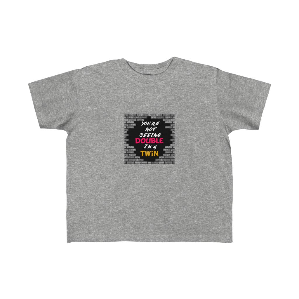 You're Not Seeing Double, Twin Kid's Fine Jersey Tee