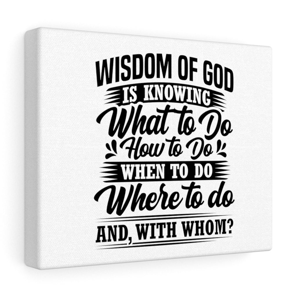 Wisdom Of God , Canvas Gallery Wraps