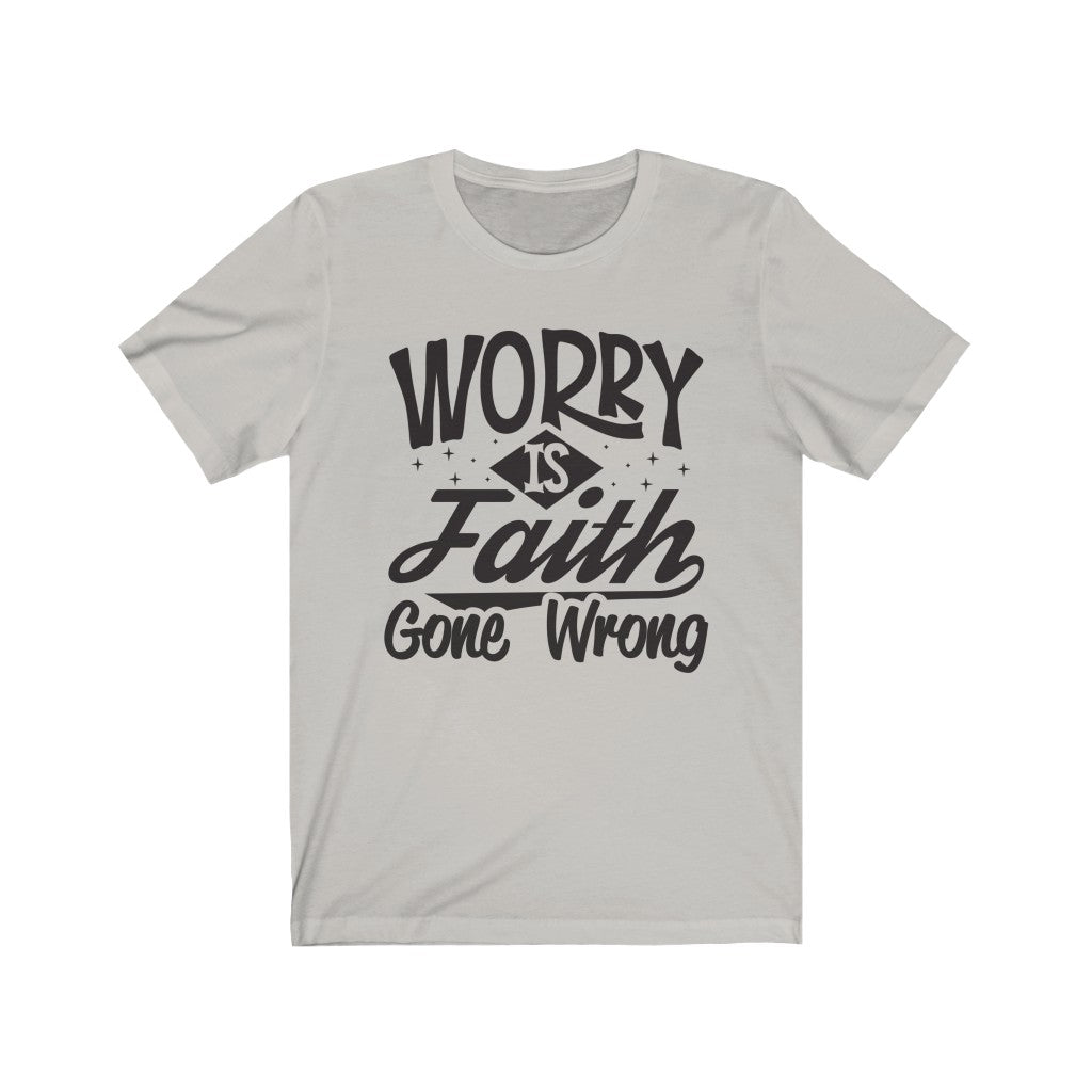 Worry, Black Letter, Bella Canvas Luxury Unisex Jersey