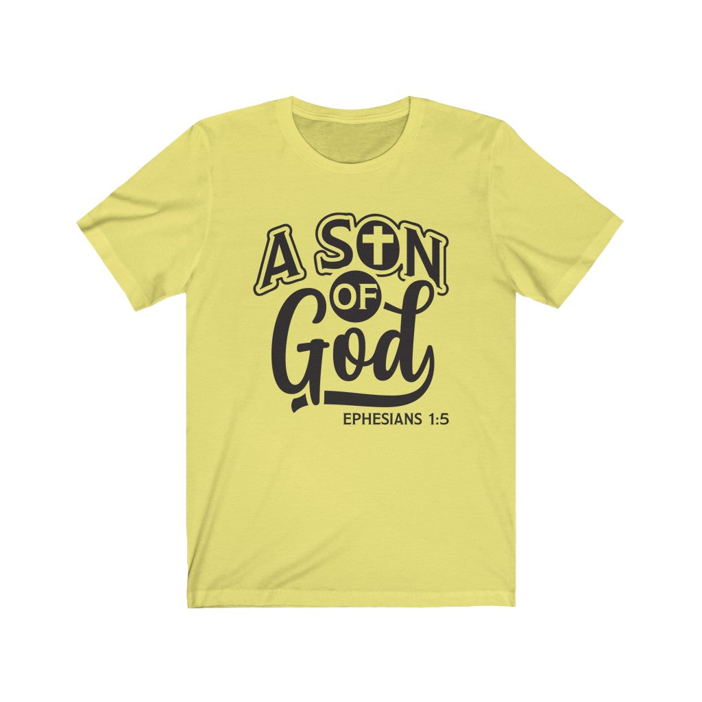 A Son Of God , Bella Canvas Luxury Unisex Jersey