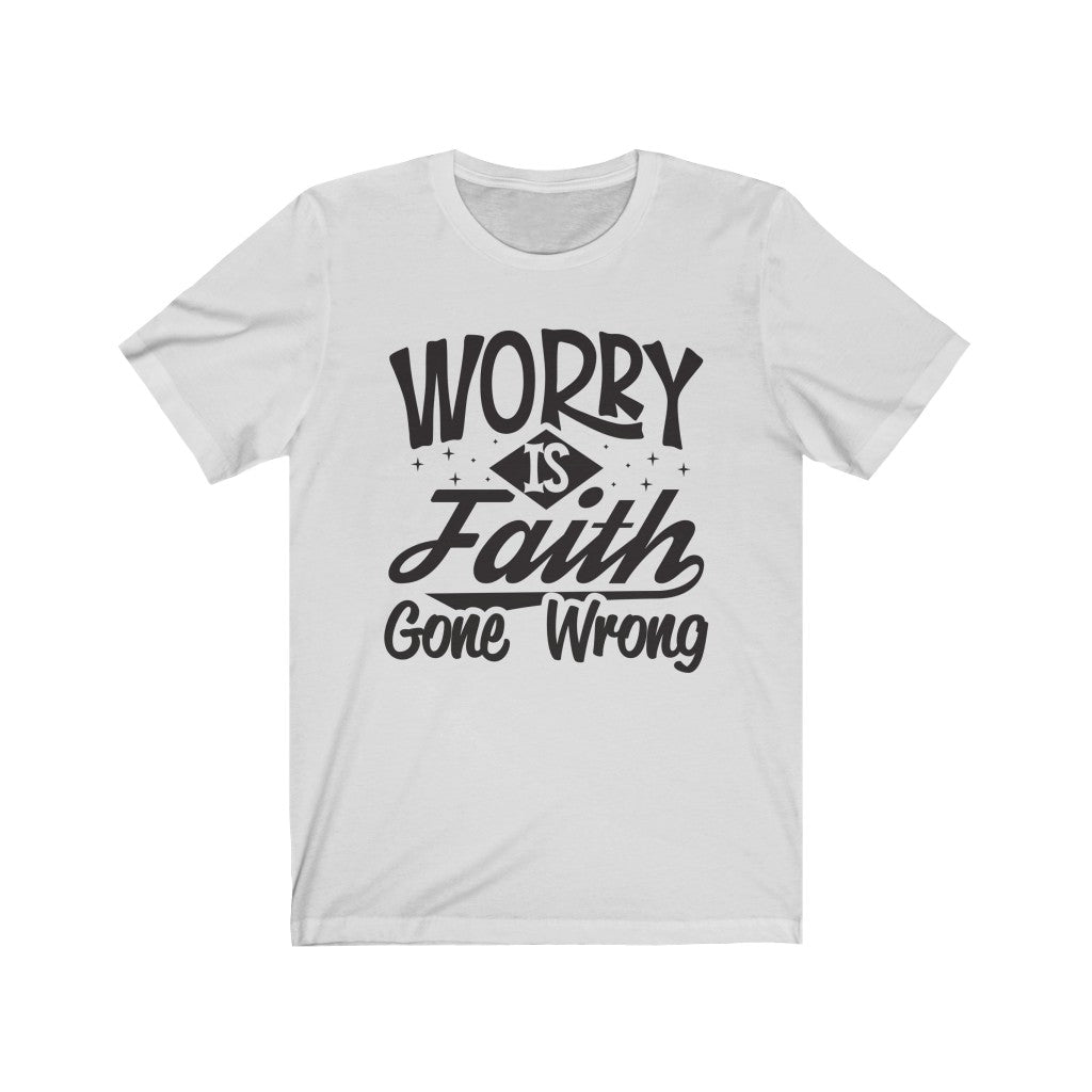 Worry, Black Letter, Bella Canvas Luxury Unisex Jersey