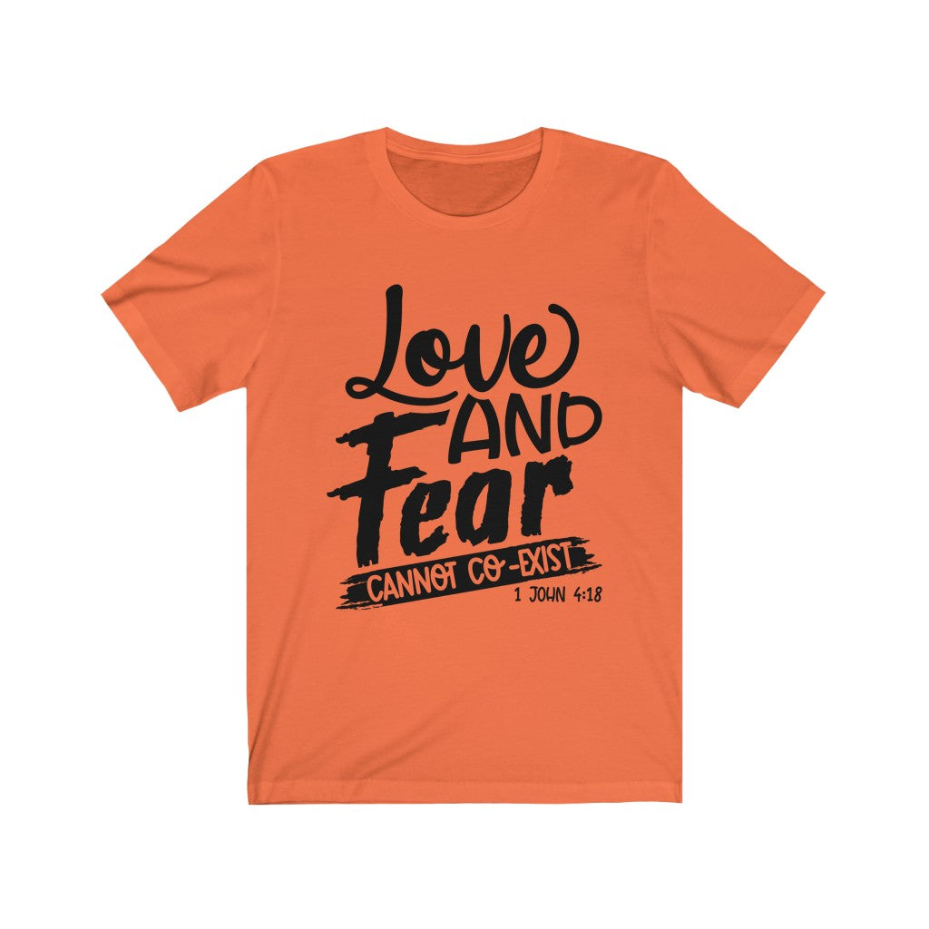 Love & Fear, Black Letter, Bella Canvas Luxury Unisex Jersey