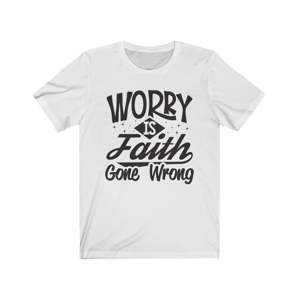 Worry, Black Letter, Bella Canvas Luxury Unisex Jersey