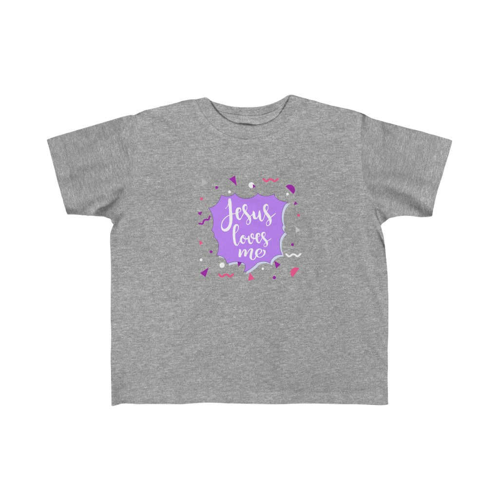Jesus Loves Me Kid's Fine Jersey Tee
