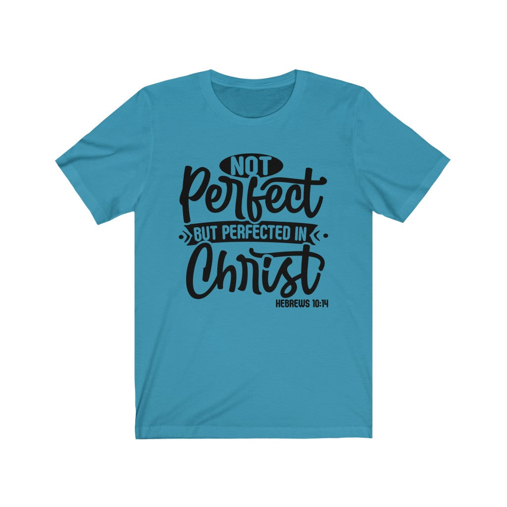 Not Perfect Black Letter, Bella Canvas Luxury Unisex Jersey